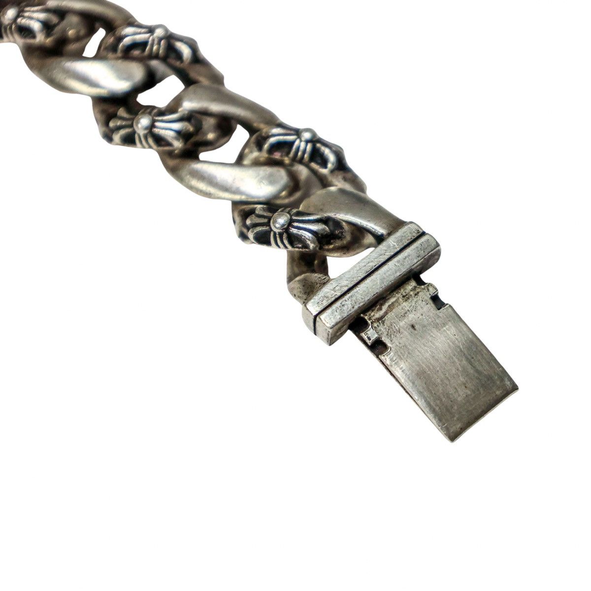 Chrome Hearts Chrome Hearts large Fancy Link Plus Cross Box ID bracelet Size ONE SIZE - 8 Thumbnail