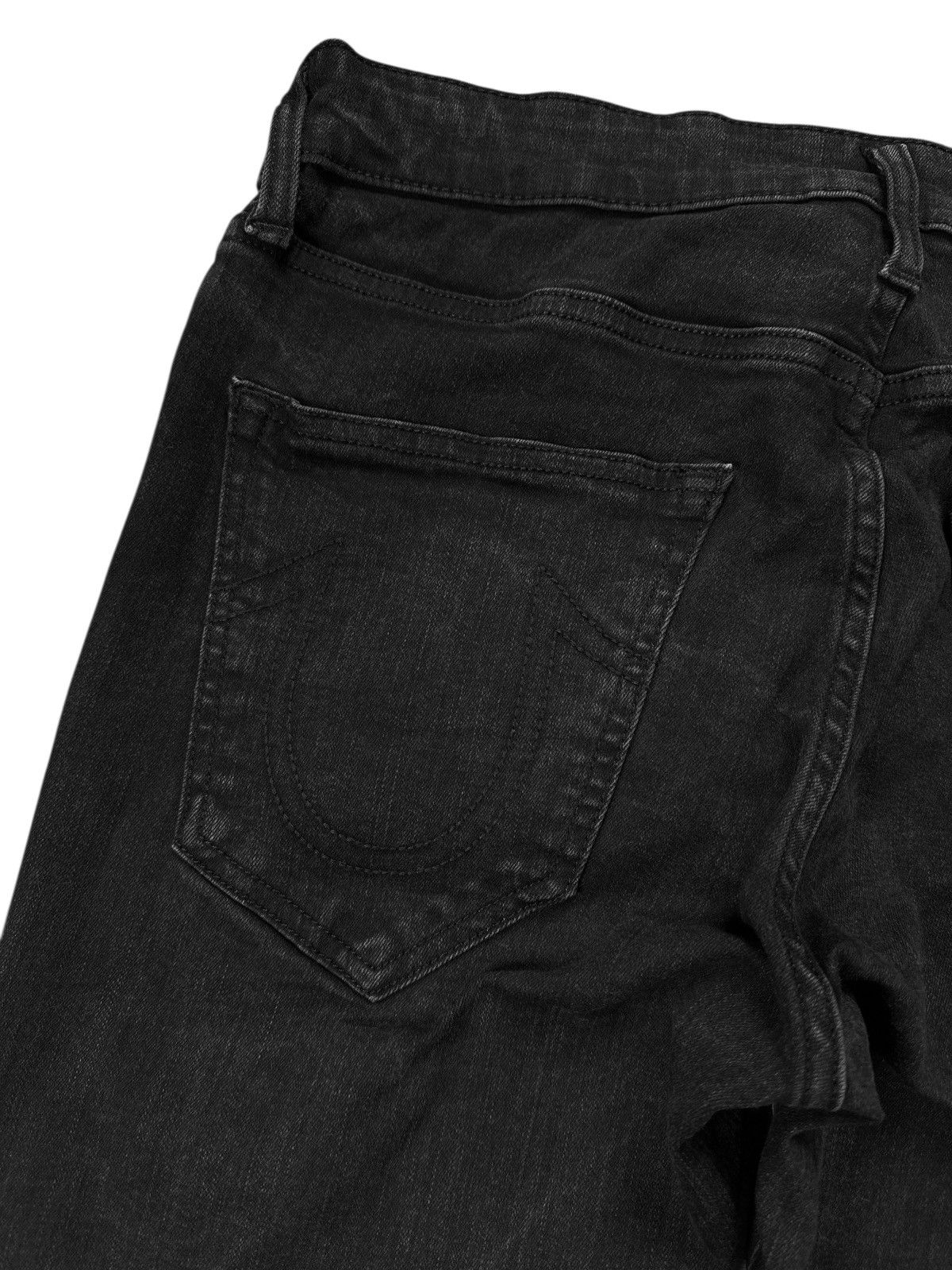 True Religion True Religion Tony Skinny Full Black Opium Stretch Jeans W33 Size US 33 - 4 Thumbnail