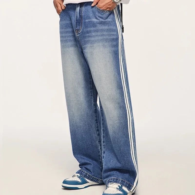 Jean × Vintage Men Classic Washed Wide Leg Jean Size US 29 - 2 Thumbnail