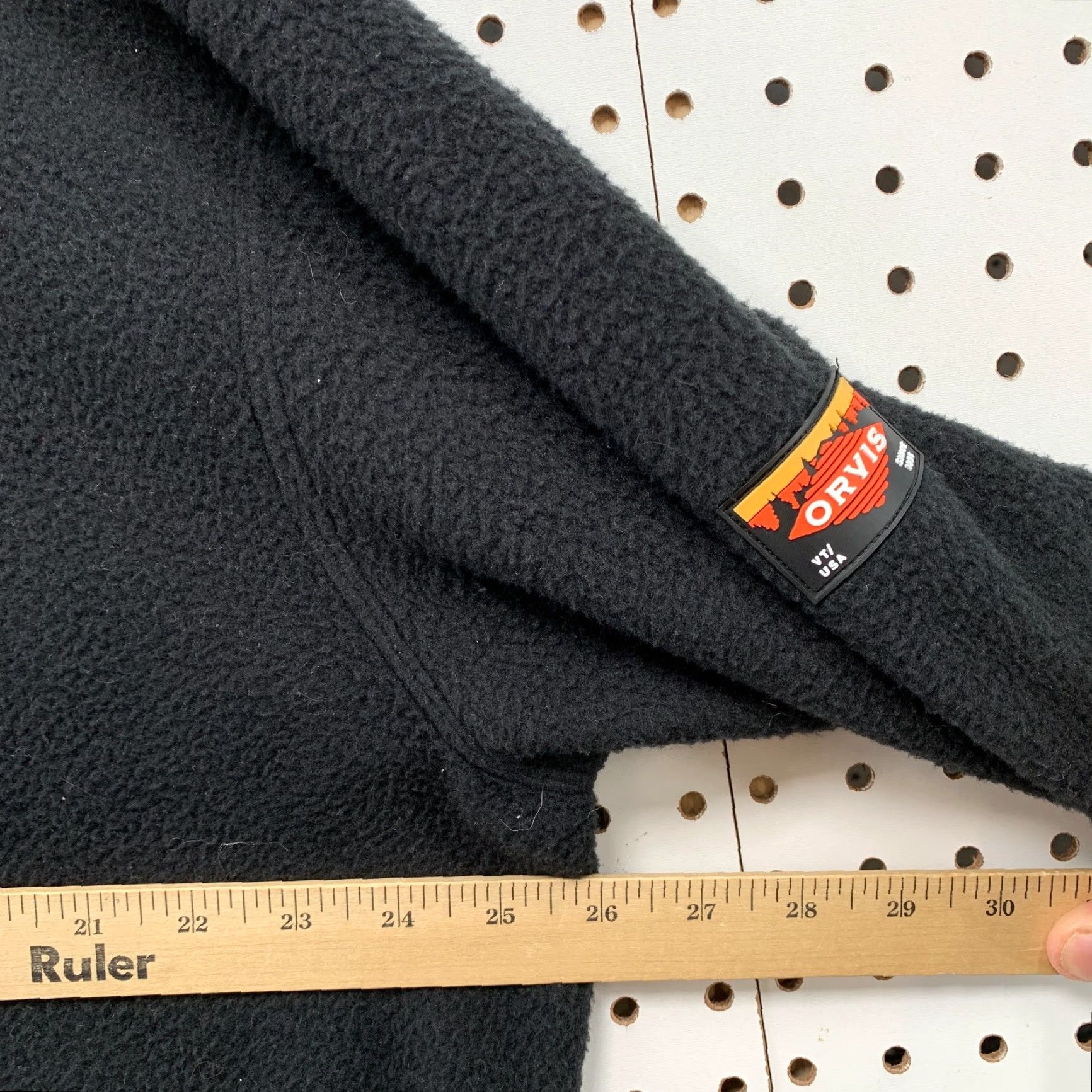 Orvis VINTAGE Orvis Fleece Full Zip Jacket Mens L Black Outdoor Casual 26X28 Size US L / EU 52-54 / 3 - 2 Thumbnail