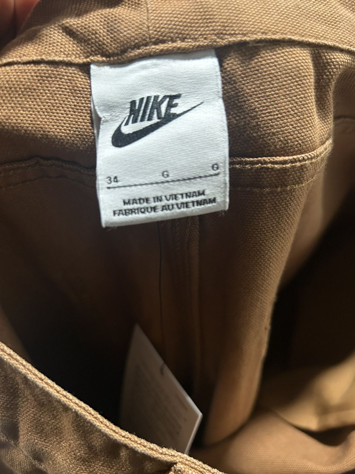 Nike Tan Nike Cargo Pants Size US 34 / EU 50 - 6 Thumbnail