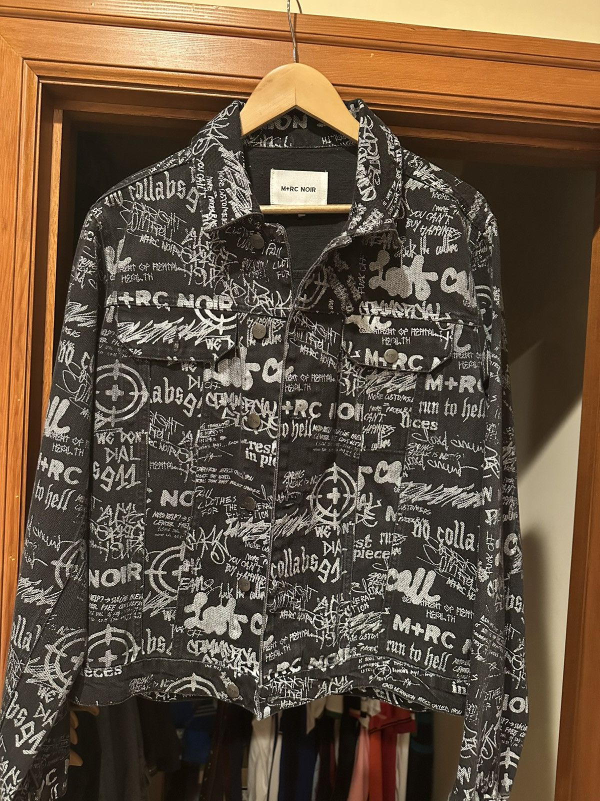 M+Rc Noir M RC Noir Black Denim SPEECHLEES Jacket Size US M / EU 48-50 / 2 - 4 Thumbnail