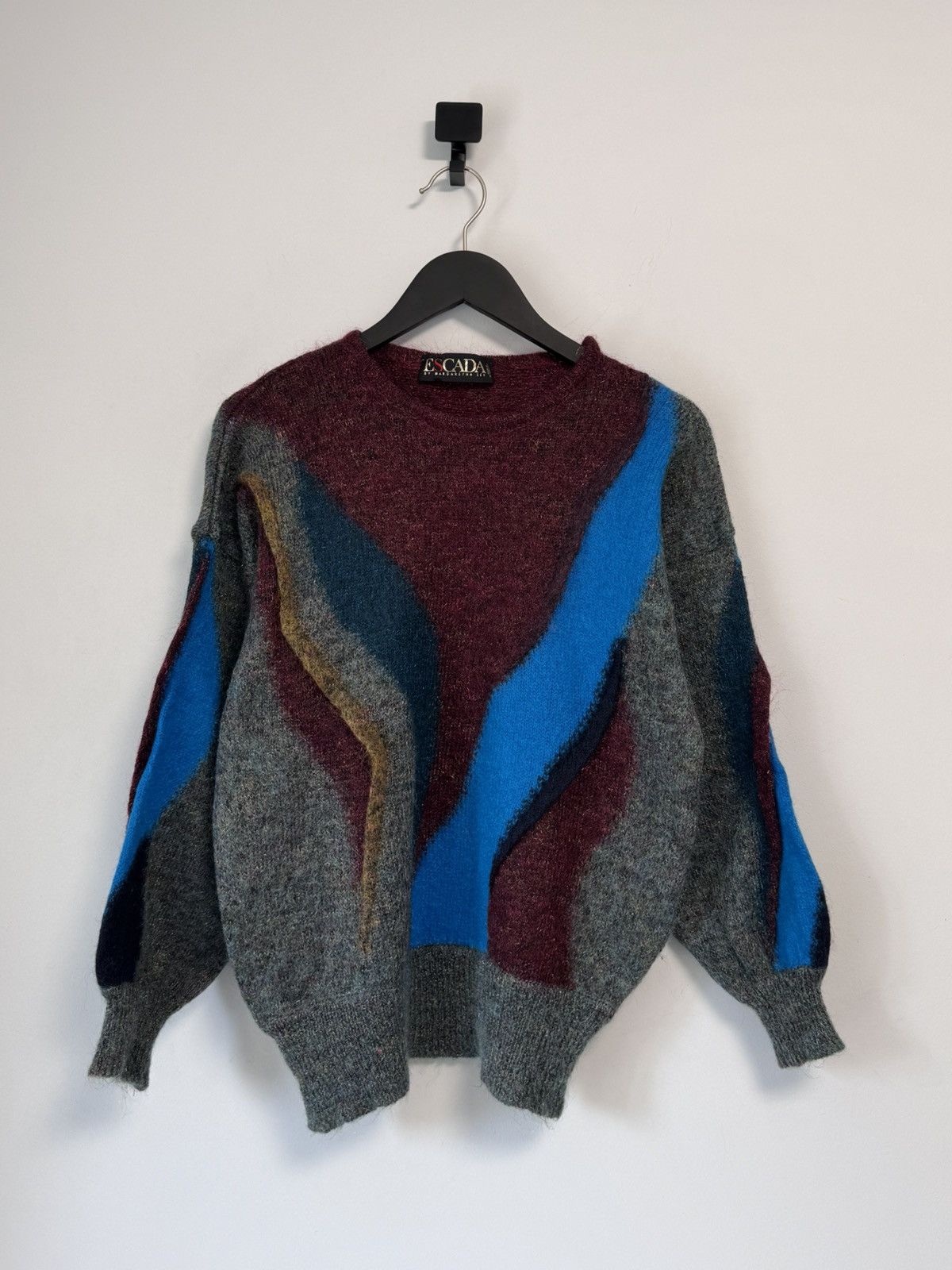 Vintage Mohair Sweater Unique Escada Sweater Circa 1980's