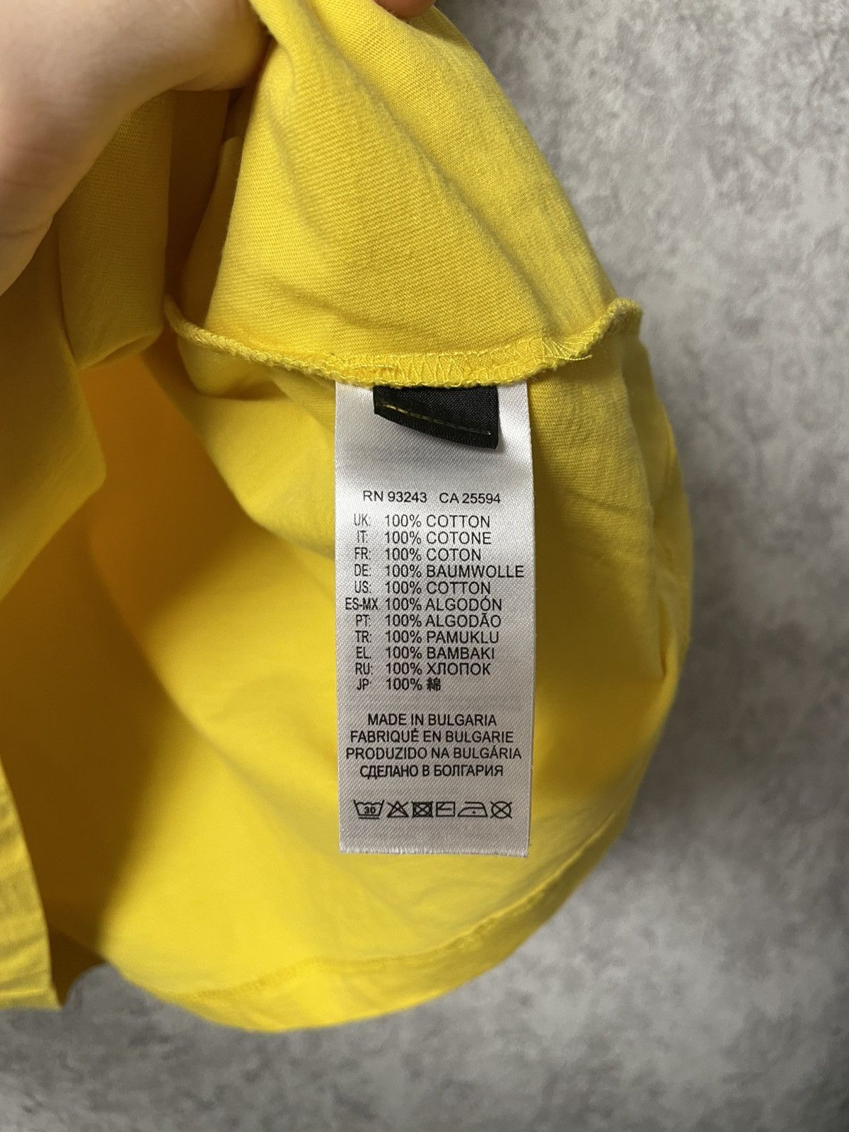 Diesel Diesel Embroidered Big Logo Yellow T-Shirt Y2K Size US S / EU 44-46 / 1 - 10 Thumbnail