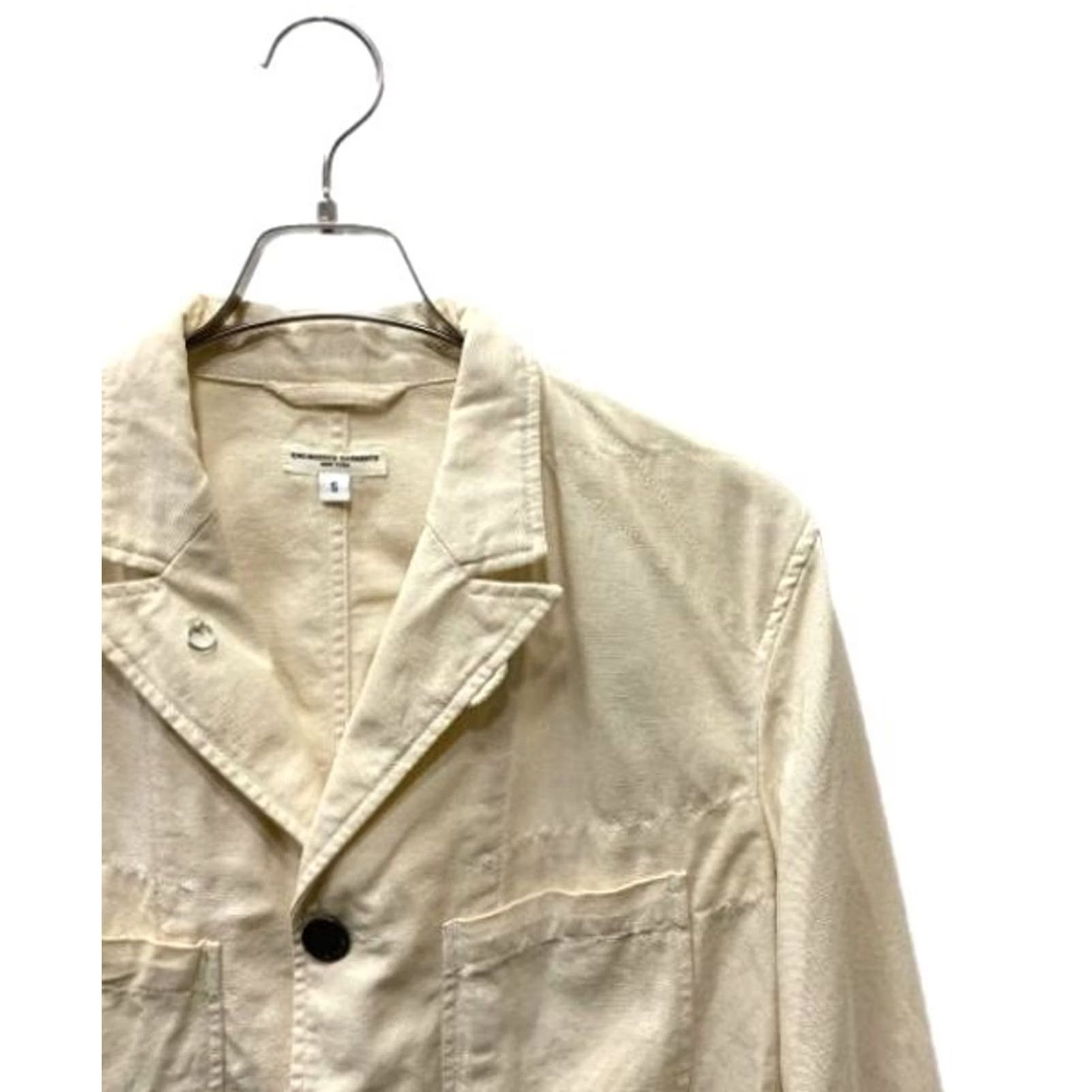 Engineered Garments ENGINEERED GARMENTS BEDFORD JACKET Blazer MEN Ivory Cotton S Used Jacket Casual Mens Size 36R - 3 Thumbnail