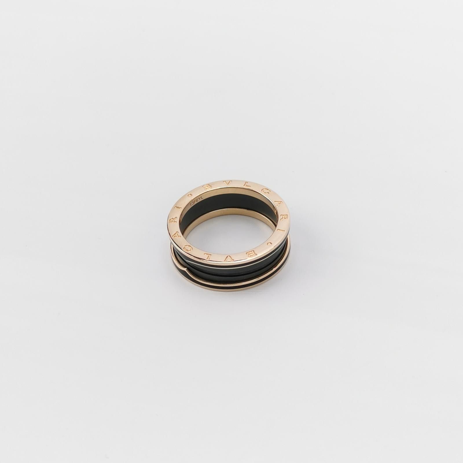 Bvlgari Bvlgari B.Zero 118K Rose Gold Ceramic Spiral Ring Size 23 - Size ONE SIZE - 3 Thumbnail