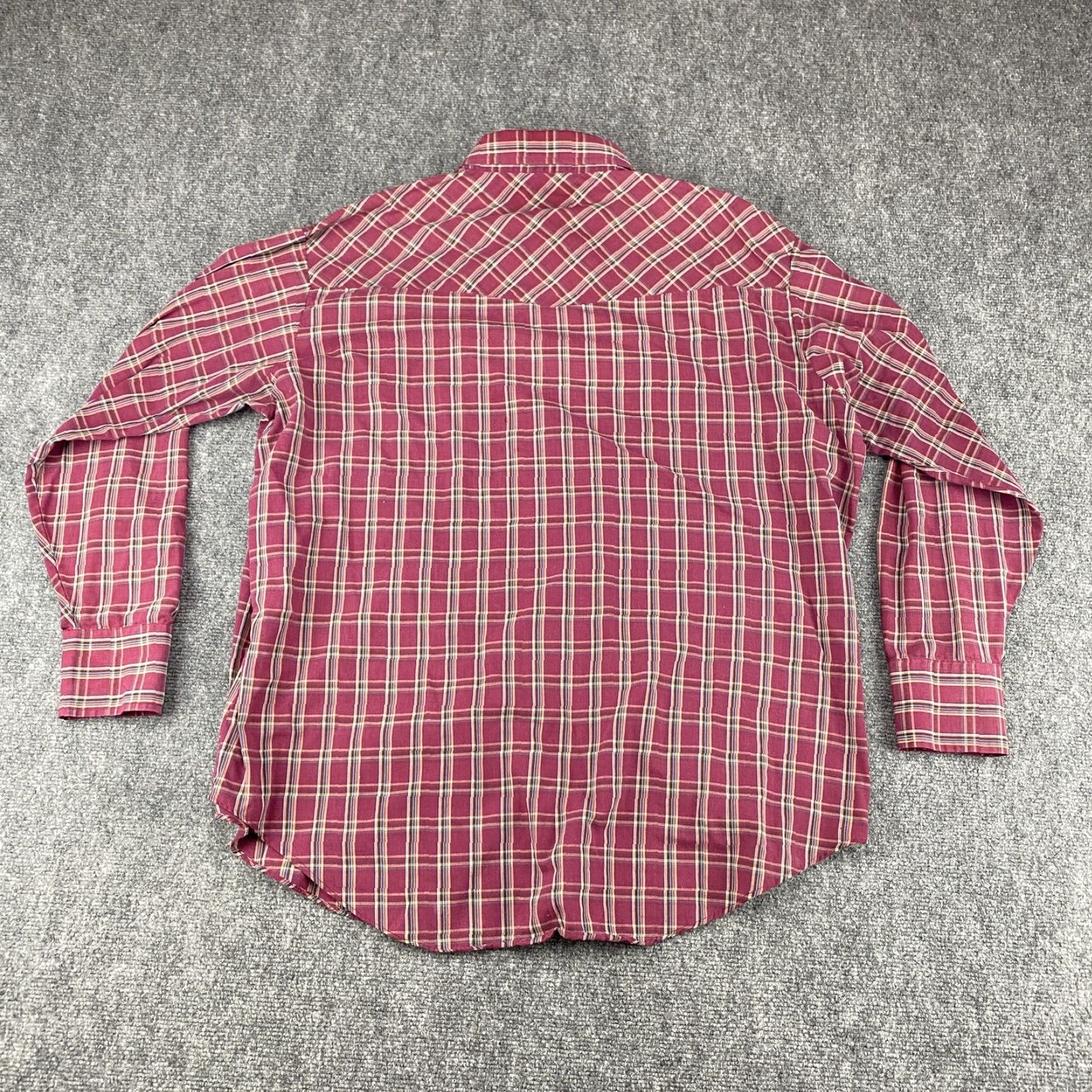 Vintage VINTAGE Ely Cattleman Shirt Mens 2XL Red Plaid Western Pearl Snap Button Up Cow Shirt Size US XXL / EU 58 / 5 - 4 Thumbnail