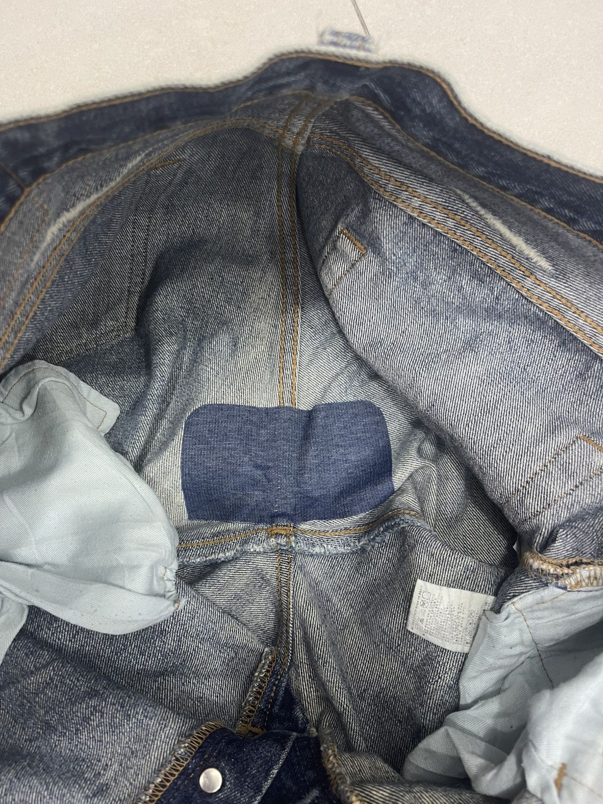 Levi's Levi's 501 Custom Distressed Patched Denim Jeans - W36 L32 Size US 36 / EU 52 - 7 Thumbnail