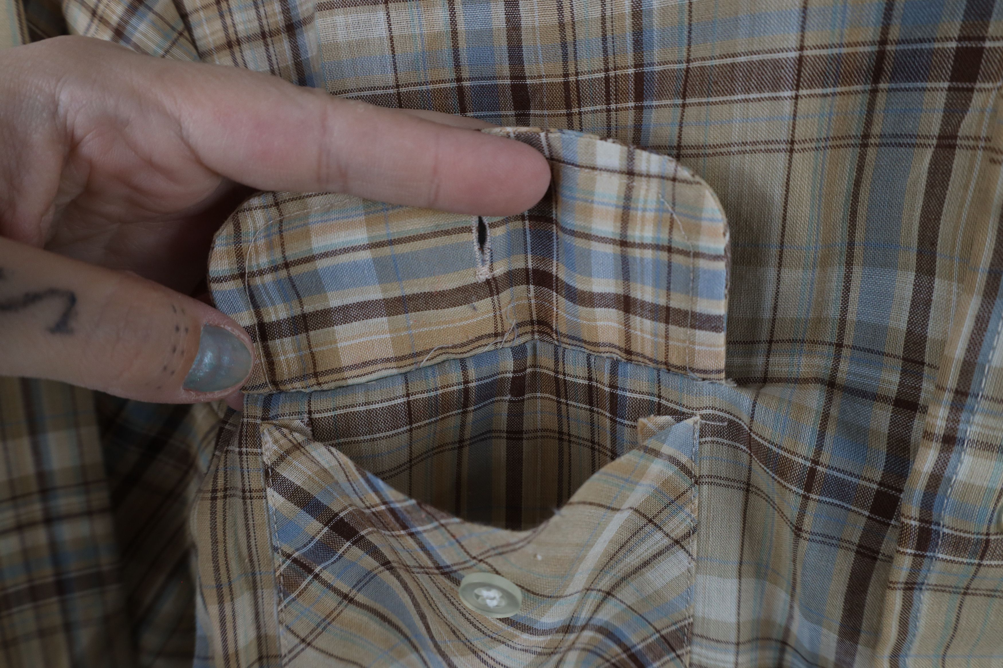 Levi's × Vintage Vintage 70s Levis Wildfire Western Collared Button Shirt Size US S / EU 44-46 / 1 - 5 Thumbnail