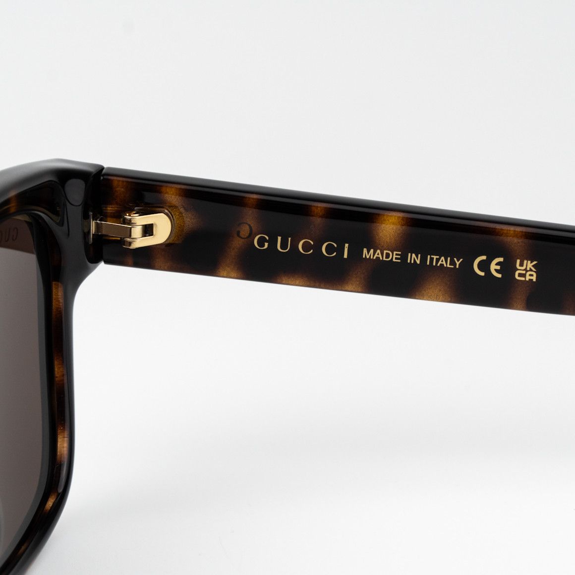 Gucci NEW Gucci GG1716S 002 Havana Brown Square Unisex Sunglasses Size ONE SIZE - 7 Thumbnail