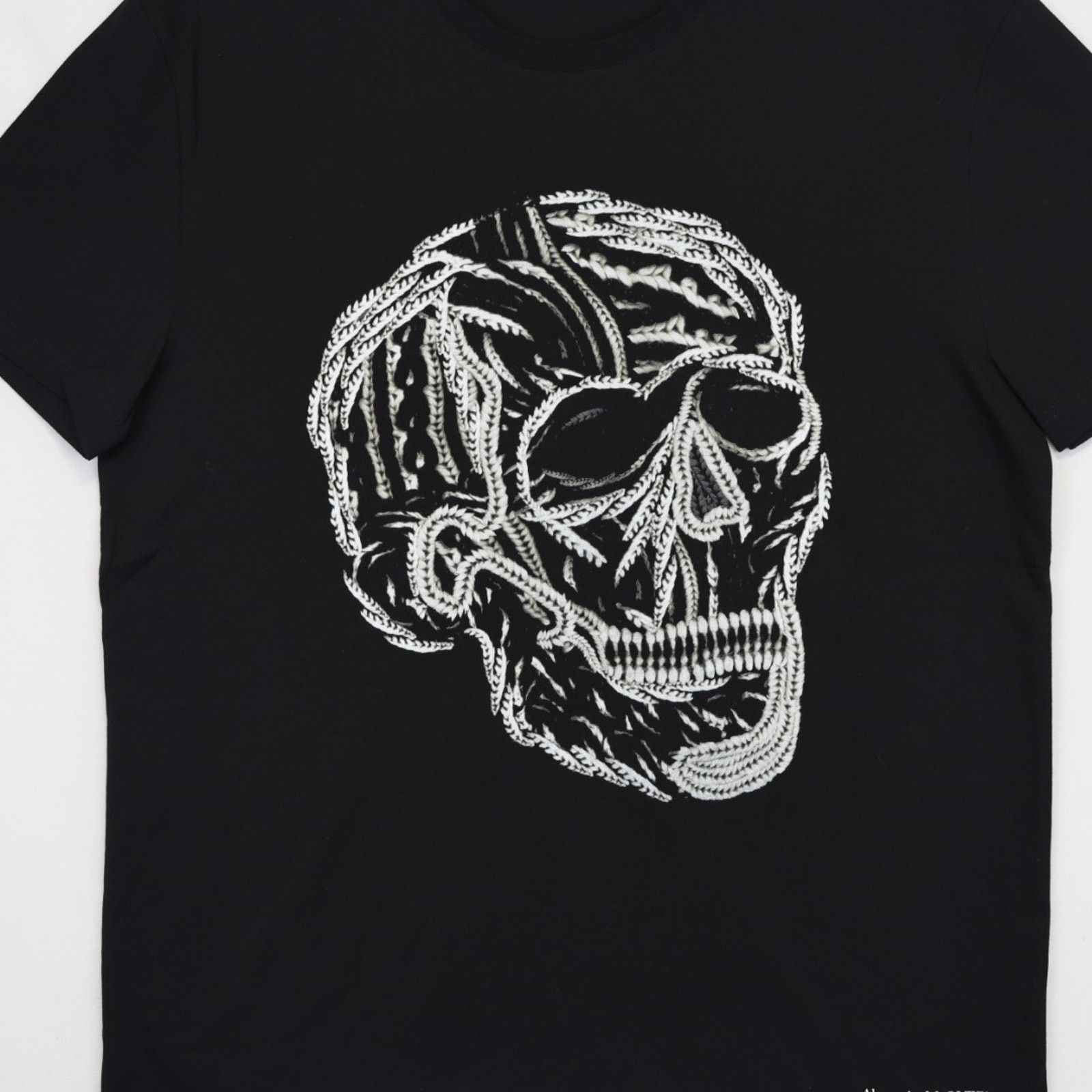 Alexander McQueen o1rshd1 ***Defective / T-Shirt in Black Size US S / EU 44-46 / 1 - 2 Thumbnail