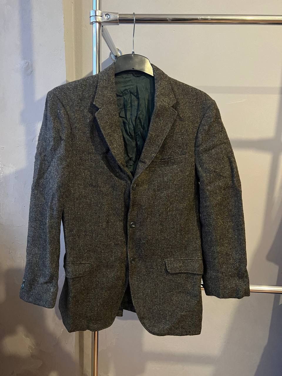 Harris Tweed 1940/50 HARRIS TWEED RARE VINTAGE MENS WOOL BLAZER JACKET M Size 38L - 4 Thumbnail
