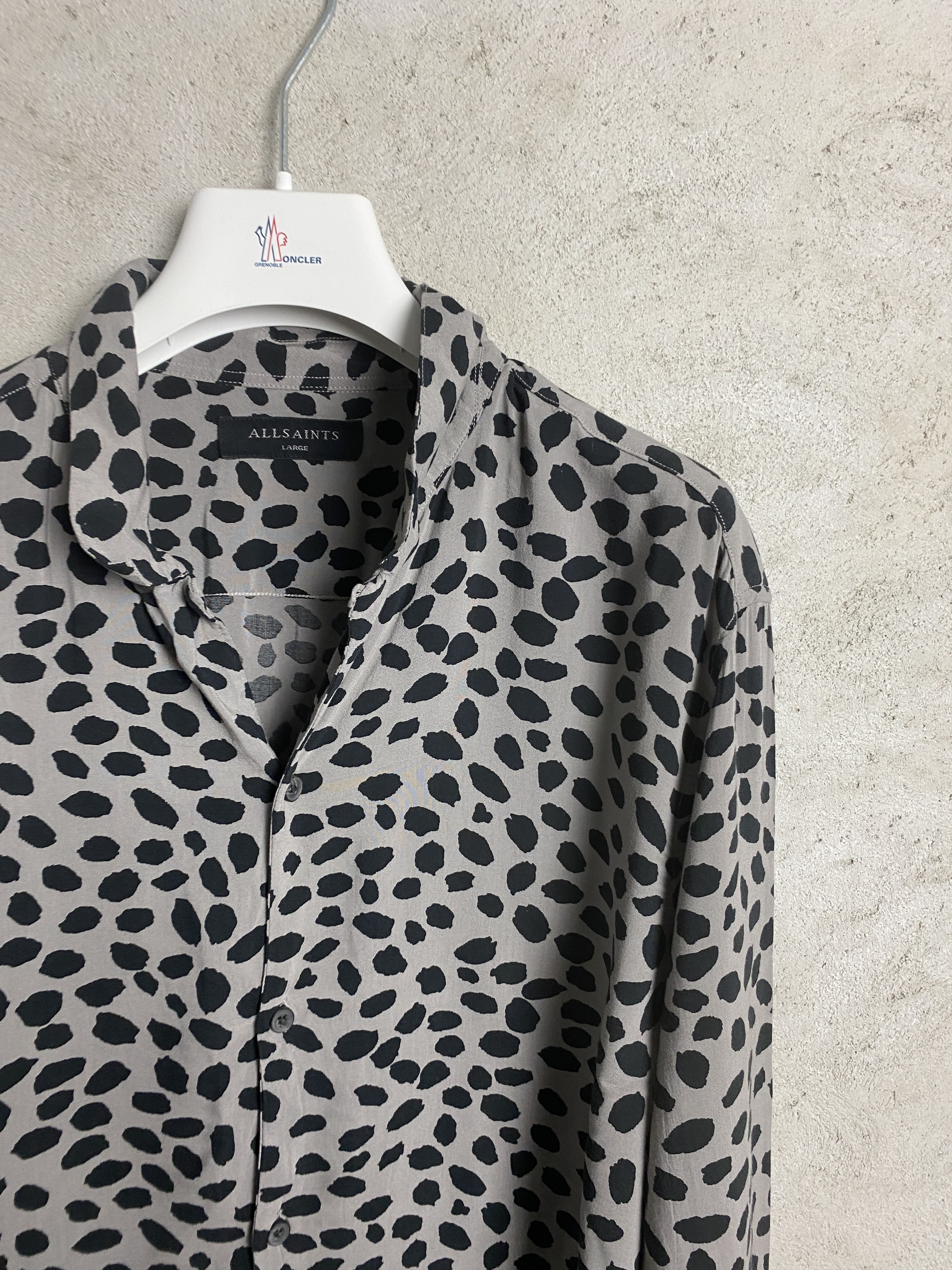 Allsaints Allsaints Pier ls shirt viscose casual printed Size L / US 10 / IT 46 - 2 Thumbnail
