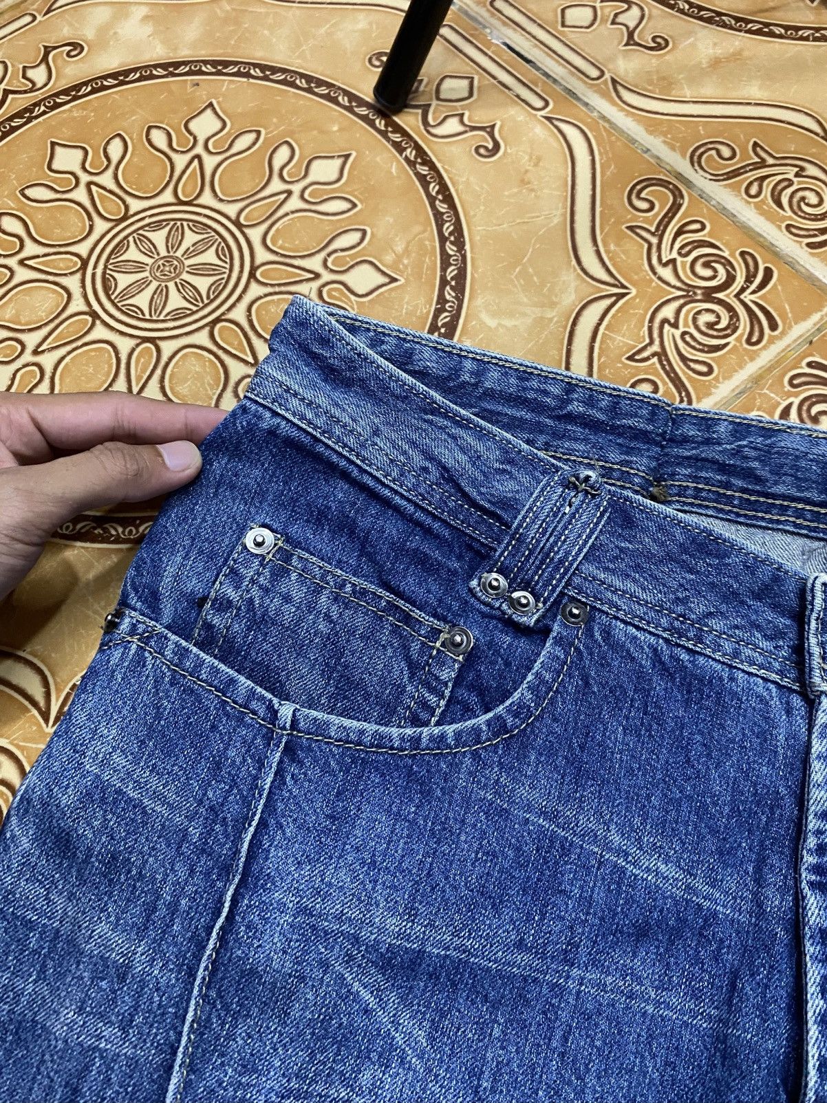 Japanese Brand HOMME JEANS Size US 32 / EU 48 - 7 Thumbnail