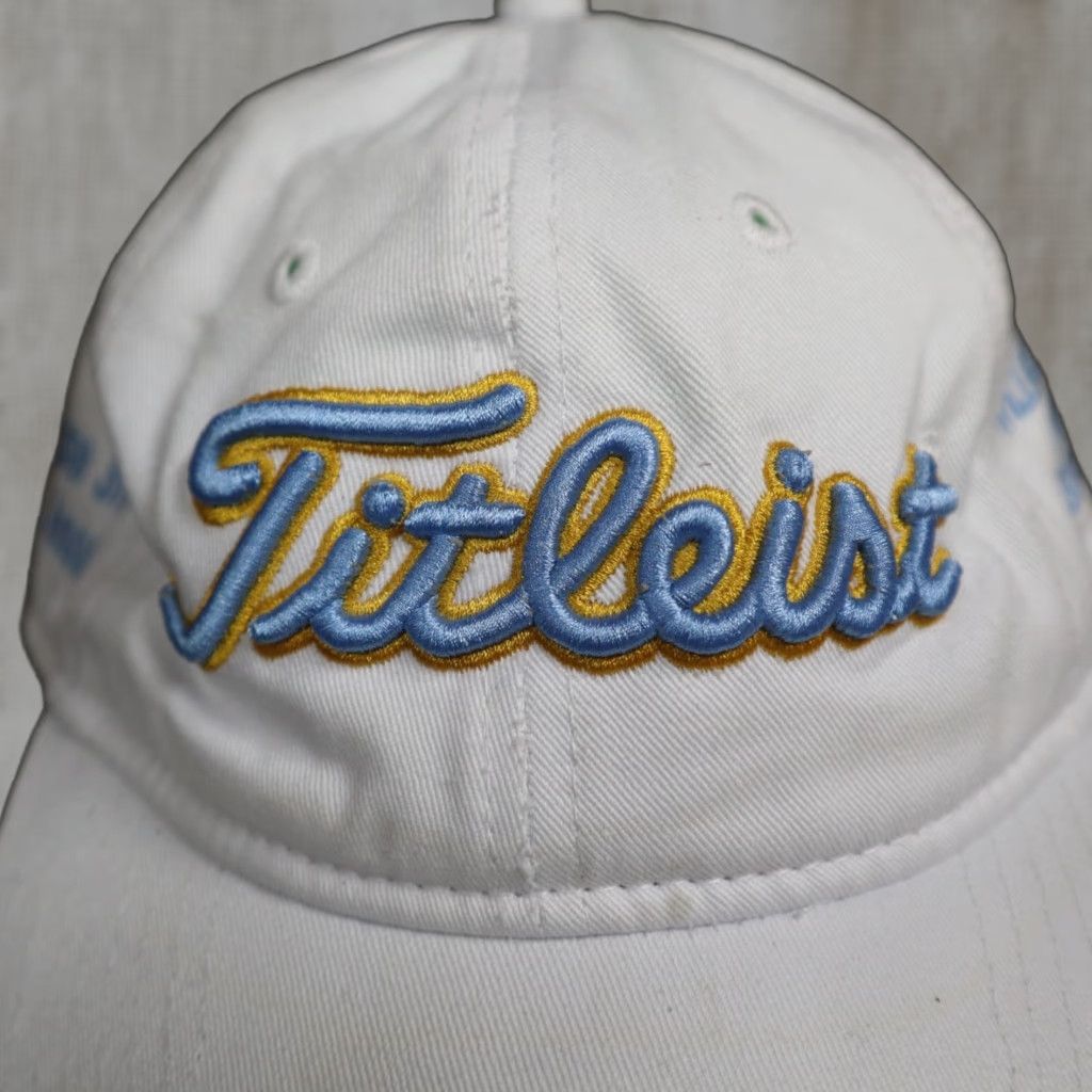 Titleist Titleist Hat Adjustable Adult White Delaware State Williamson 2012 Golf Cap Size ONE SIZE - 1 Thumbnail