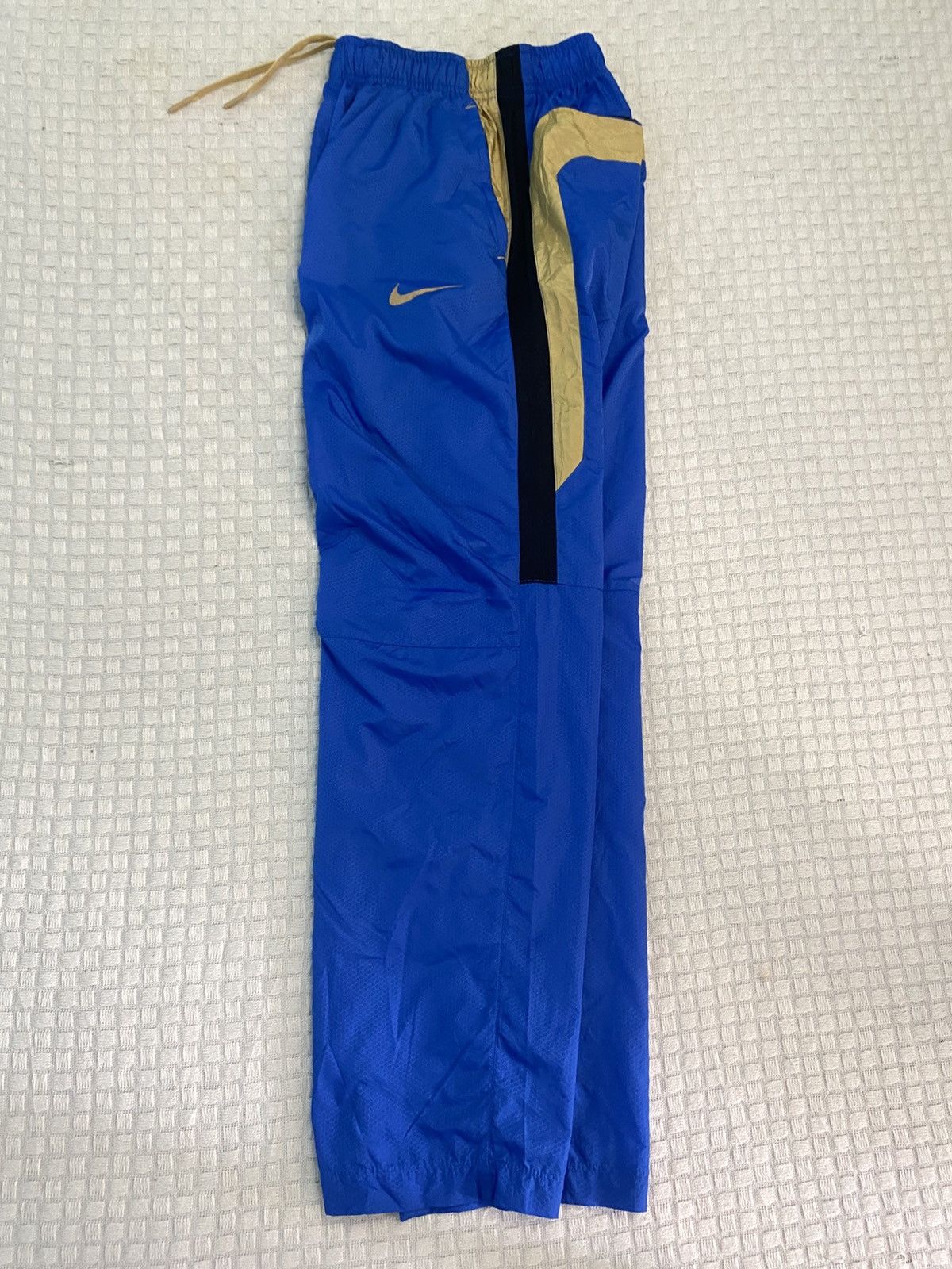 Bodega × Nike 💥 VINTAGE NIKE 90S BAGGY WIDE LEG SWOOSH TRACK PANTS Y2K Size US 32 / EU 48 - 8 Thumbnail