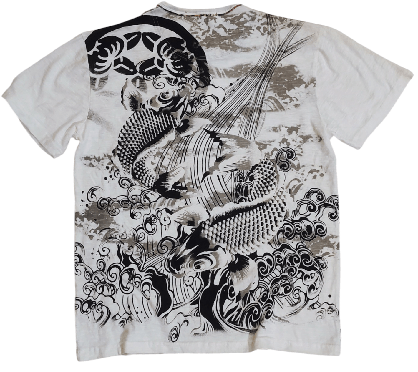 Karakuri Tamashii Nice Japanese Sukajan StyleTshirt Size US XL / EU 56 / 4 - 2 Thumbnail