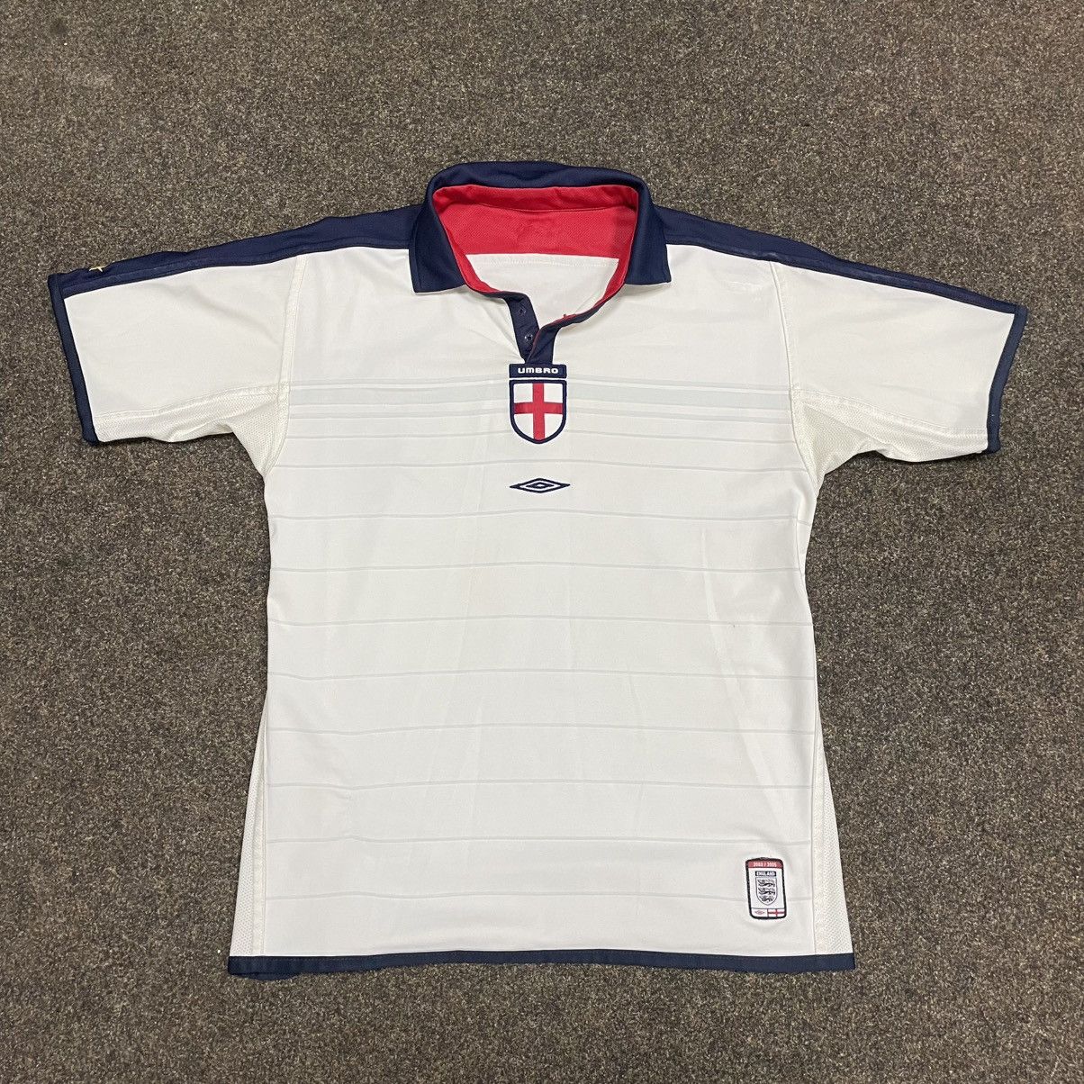 Vintage Vintage 90s England FC Umbro Jersey Polo Streetwear Baggy M Size US M / EU 48-50 / 2 - 1 Thumbnail