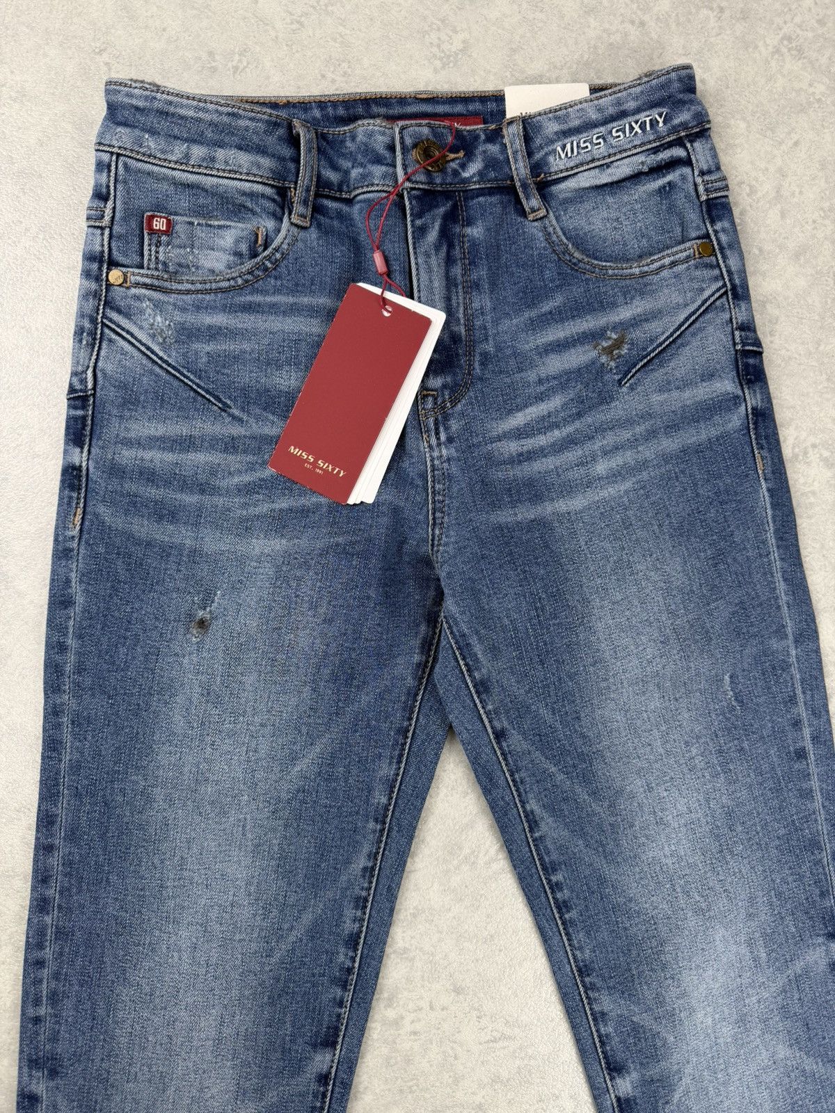 Miss Sixty Miss Sixty Bettie Cropped Denim Jeans Size 25 Size 25" / US 0 / IT 36 - 3 Thumbnail