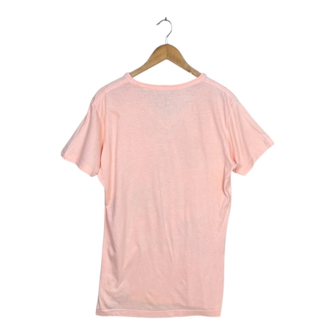 Diesel Vintage Diesel Passion DP Graphic V-Neck Tee Peach M Y2K Size US M / EU 48-50 / 2 - 2 Thumbnail