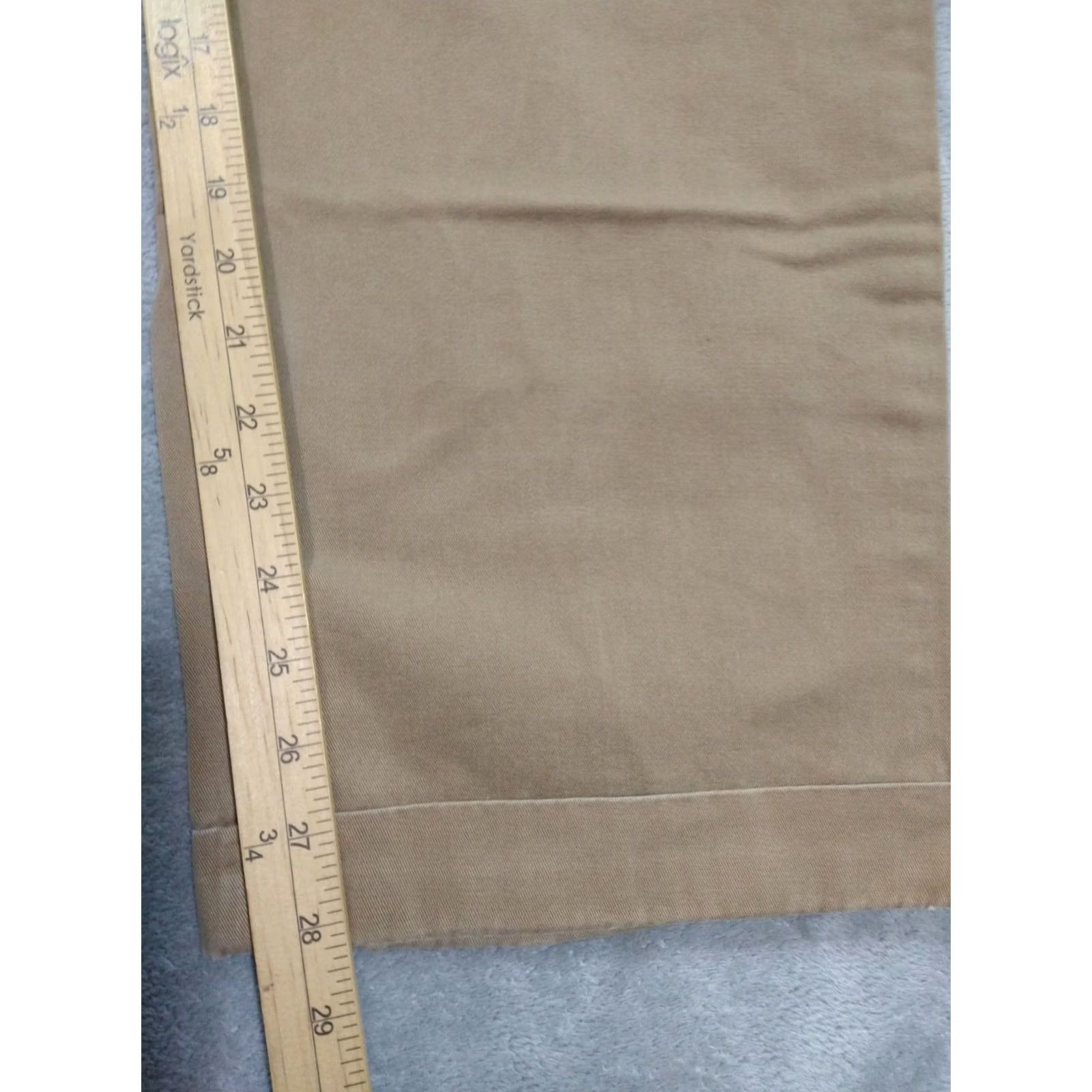 Brooks Brothers Brooks Brothers Pants Mens 38x30 Beige Chino Pleated Cuffed Straight Leg Cotton Size US 38 / EU 54 - 5 Thumbnail