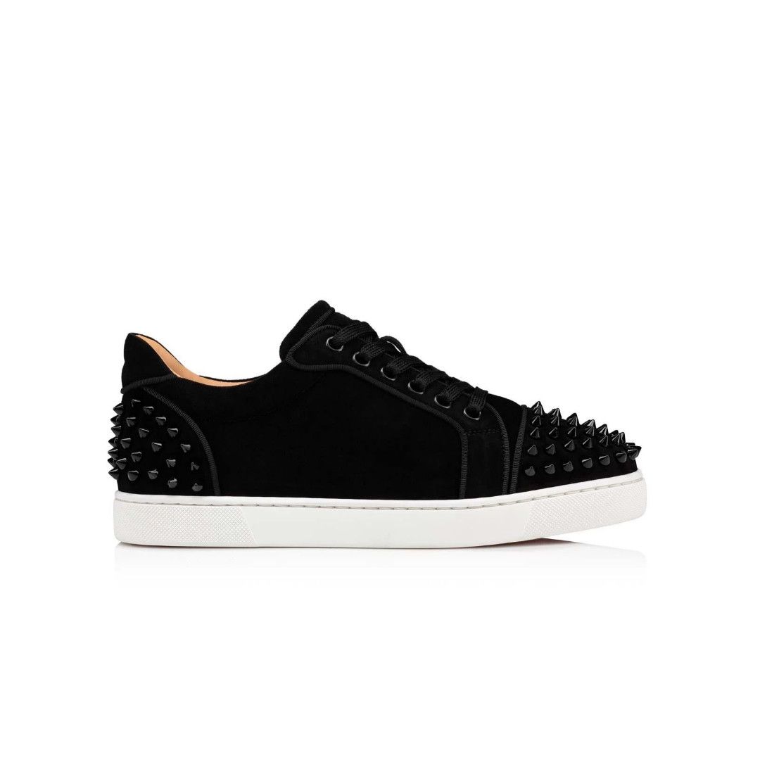 Christian Louboutin os11x0526 Vieira 2 Low-Top Sneakers in Black Size US 9 / IT 39 - 1 Thumbnail