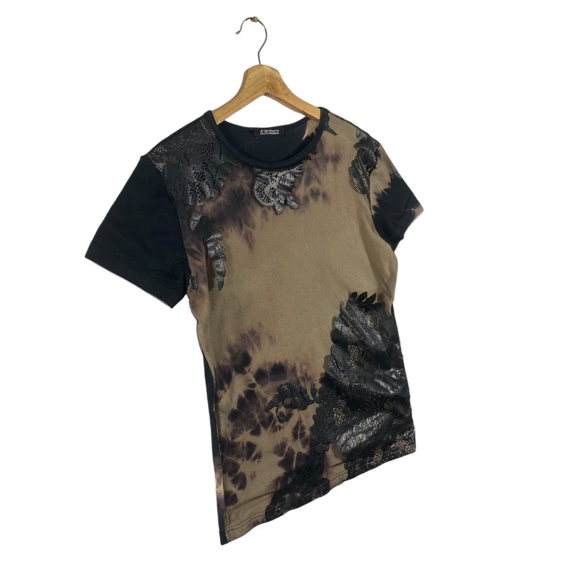 5351 POUR LES HOMMES × Vintage Vintage 5351 Pour Les Homme Mesh Tshirt Tie Dye S Size Size S / US 4 / IT 40 - 2 Thumbnail