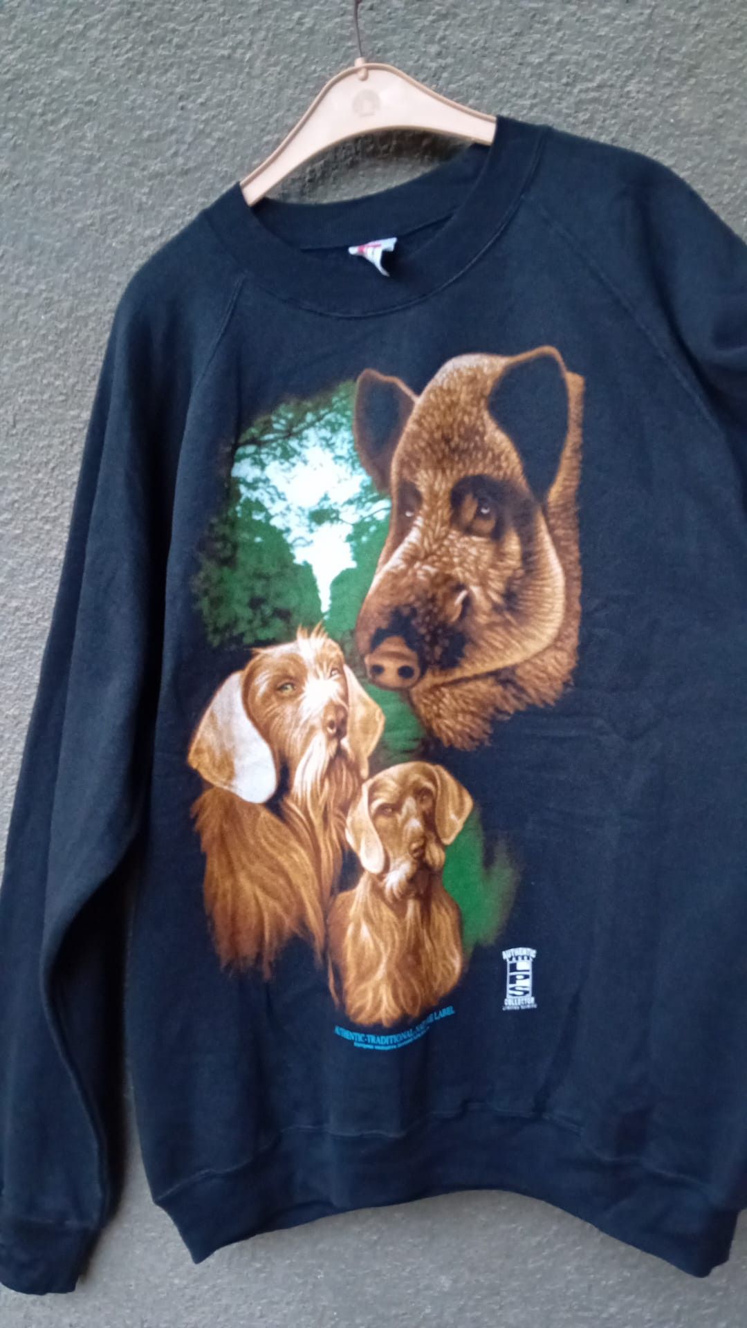 Hanes × Vintage Hunting Dogs Boar Vintage Hanes SWAG sweatshirt sz XL Size US XL / EU 56 / 4 - 1 Thumbnail