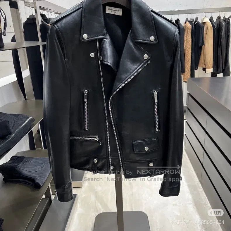Saint Laurent Paris Saint Laurent Paris Classic Leather Jacket Size XXS / US 00 / IT 34 - 8 Thumbnail