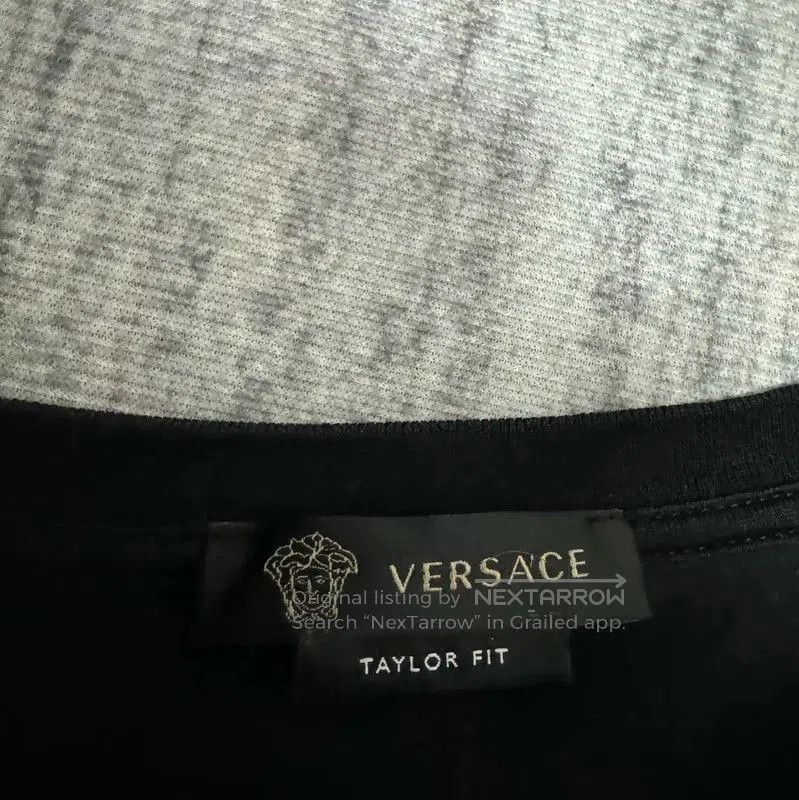 Versace Versace Black Cotton Logo T-Shirt for Men . Size US L / EU 52-54 / 3 - 3 Thumbnail