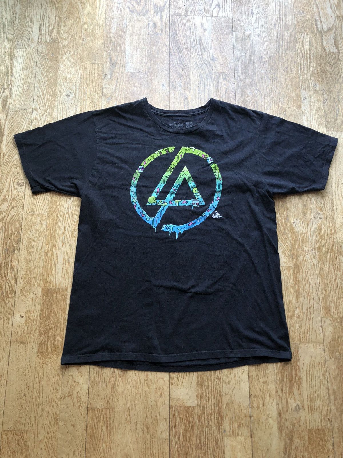 LINKIN PARK HARD ROCK CAFE PARIS VINTAGE TEE SHIRT