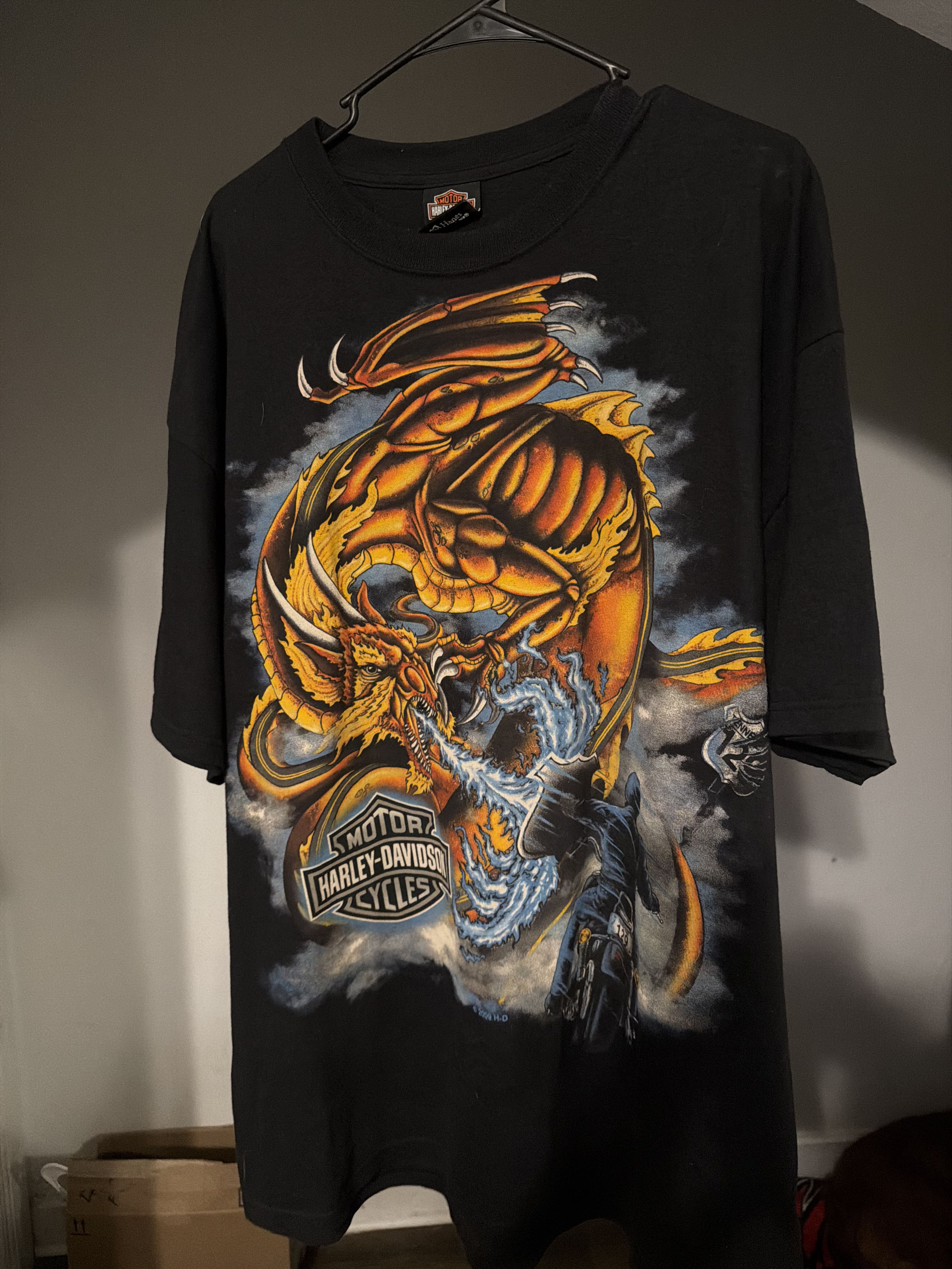 Harley Davidson Smoky mountain dragon Grail Size XL / US 12-14 / IT 48-50 - 1 Thumbnail