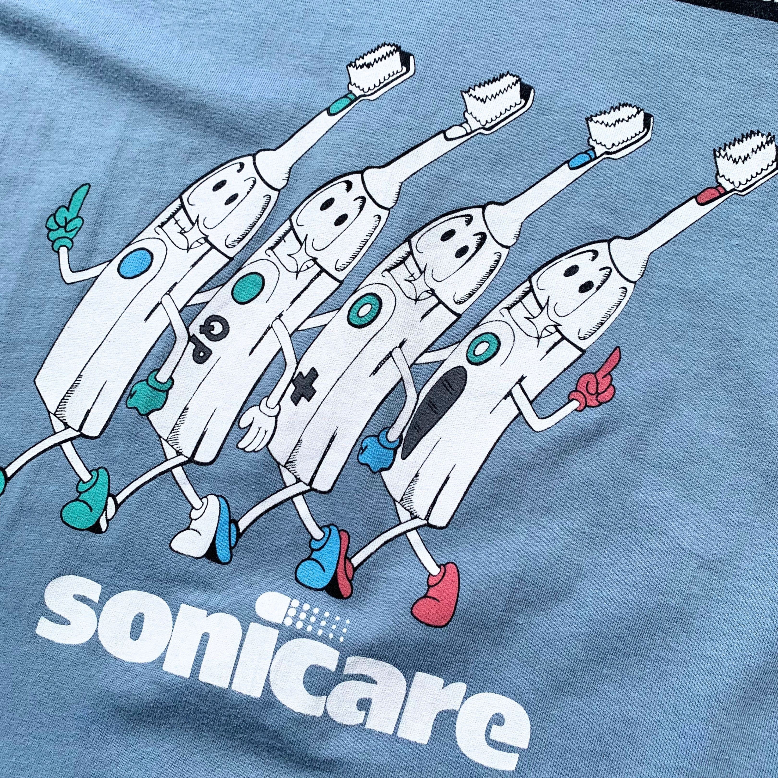Vintage Vintage 1990s Sonicare Optiva Toothbrush Promo Tee Size US L / EU 52-54 / 3 - 3 Thumbnail