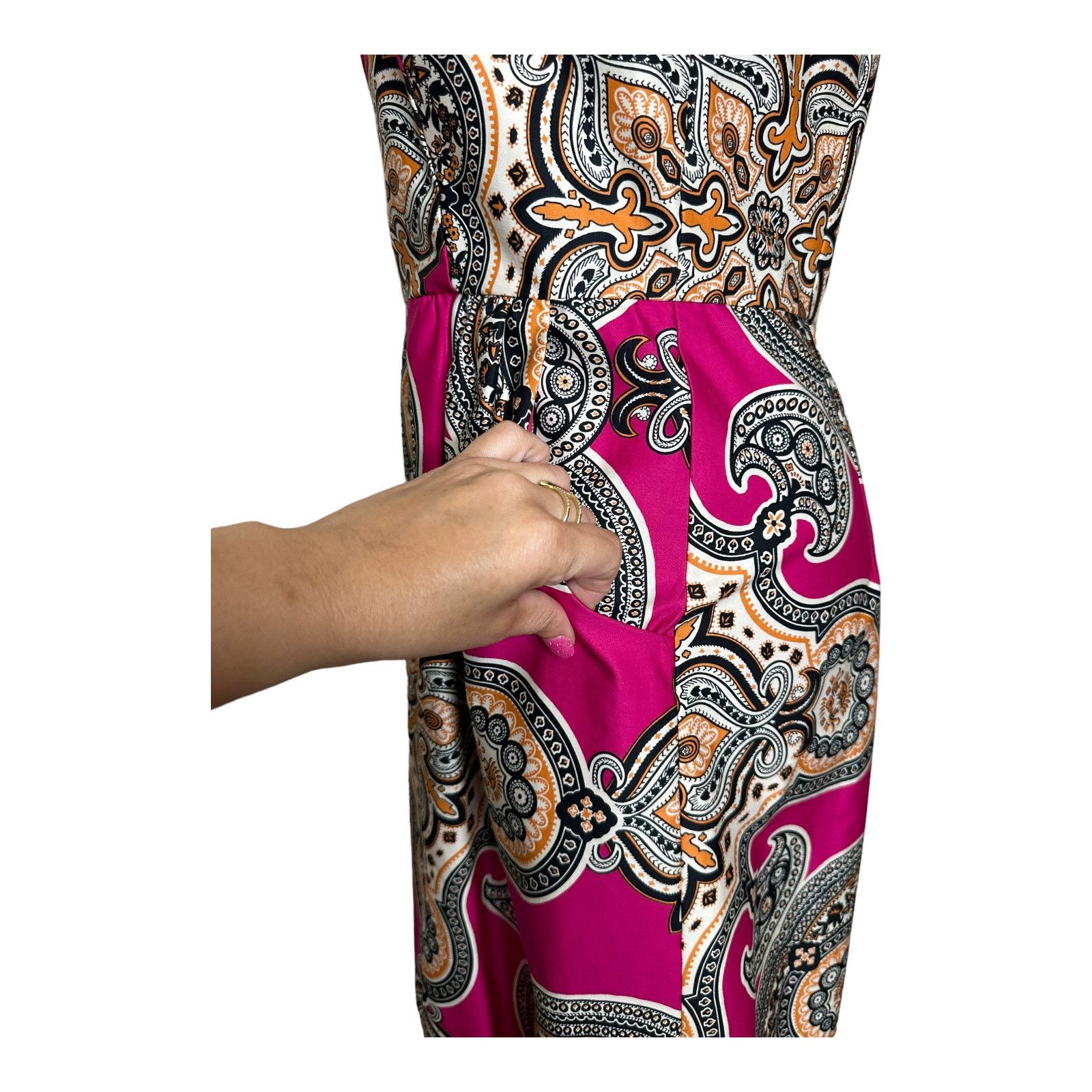 Anthropologie Moulinette Soeurs Paisley Print Sheath Cocktail Dress Size 2 Size XS / US 0-2 / IT 36-38 - 10 Thumbnail