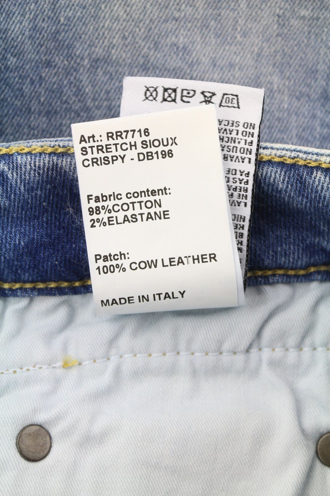 R13 BOY STRAIGHT W RIPS 26 Jasper Stretch Faded Cropped 86330 Size 26" / US 2 / IT 38 - 9 Thumbnail