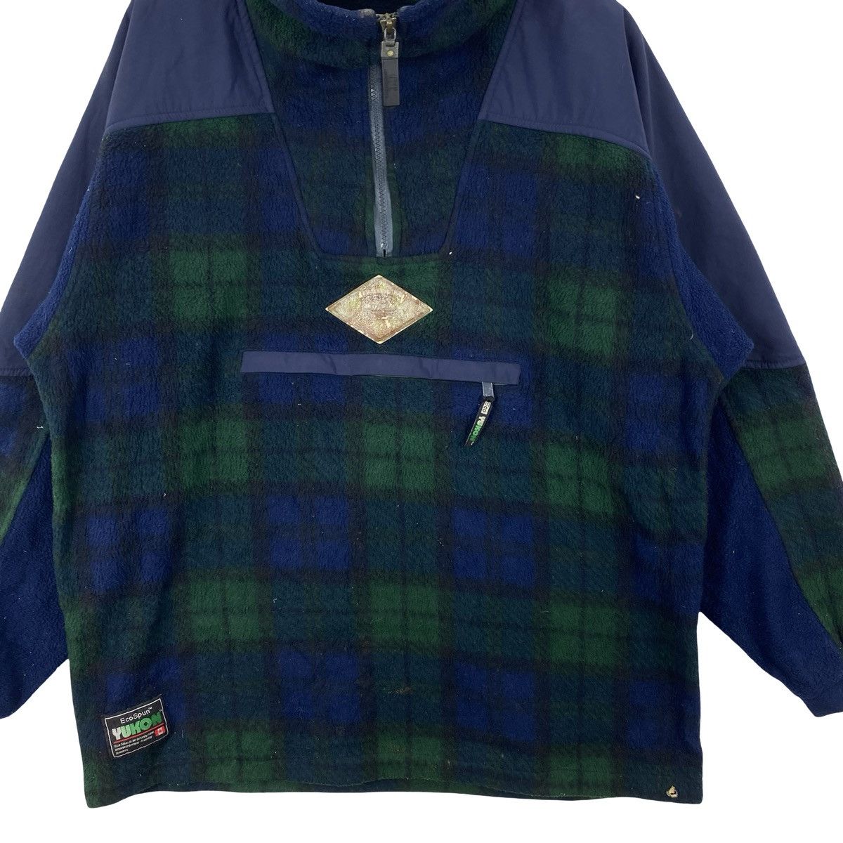 Camel Vintage CAMEL TROPHY ADVENTURE Wear Blackwatch Plaid Fleece Size US L / EU 52-54 / 3 - 6 Thumbnail