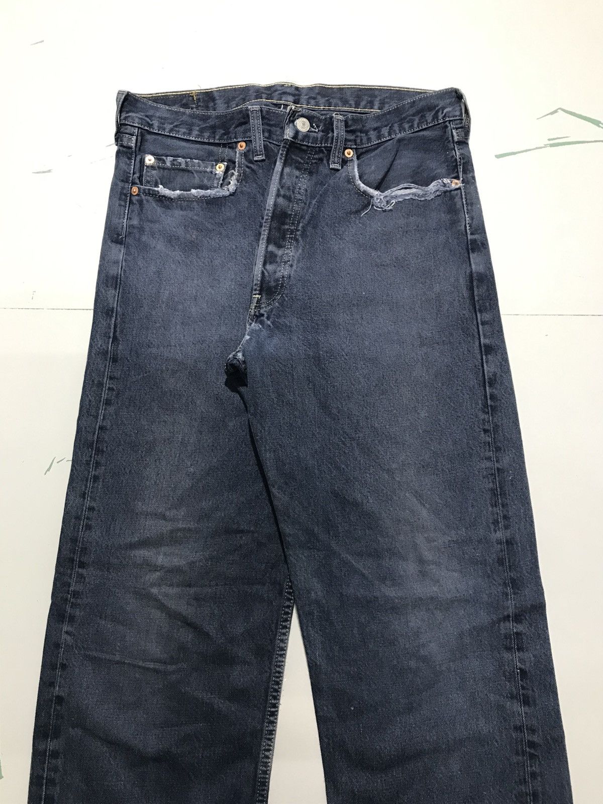 Levi's Vintage Levi’s buckle belt denim Size US 34 / EU 50 - 5 Thumbnail