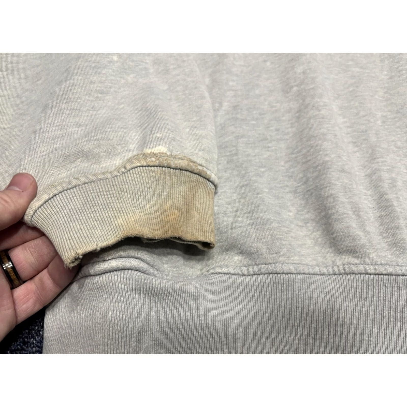 Tommy Hilfiger VINTAGE Tommy Hilfiger Pullover Mens 2XL Gray Logo 1/4 Zip 90s Quarter Zip Knit Mock Neck Embroidered D2 Size US XXL / EU 58 / 5 - 3 Thumbnail
