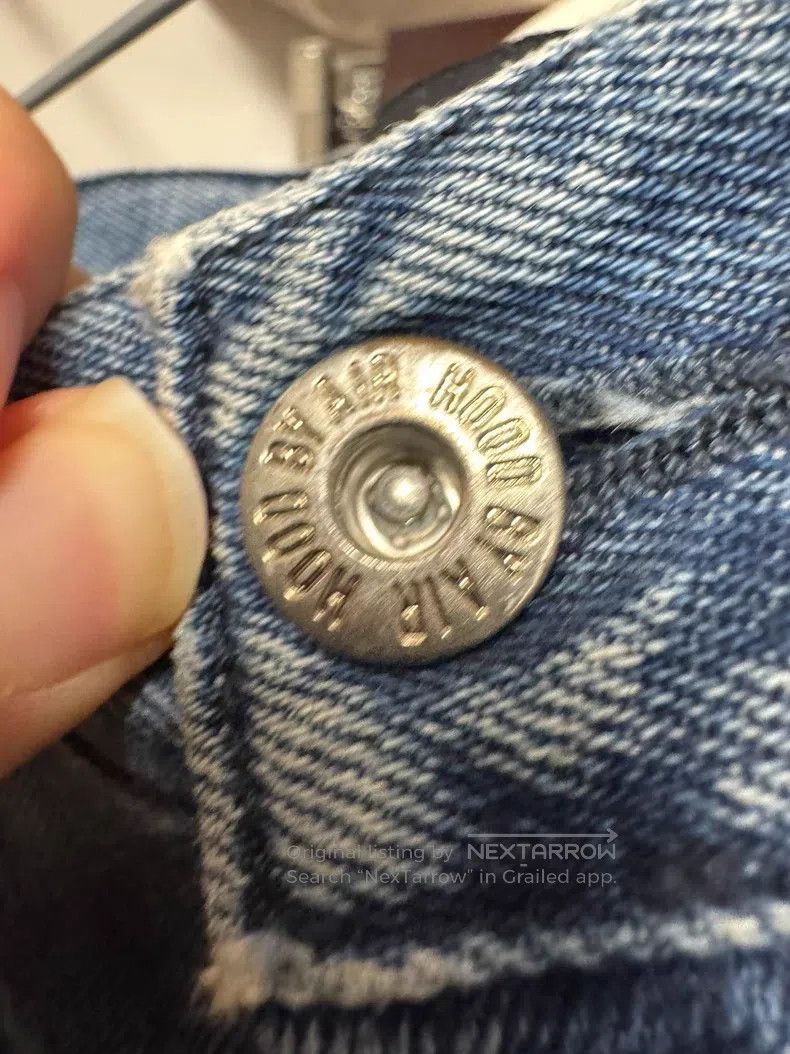 Hood By Air Hood By Air Distressed Blue Denim Mid-thigh Zipper Size US 28 / EU 44 - 8 Thumbnail