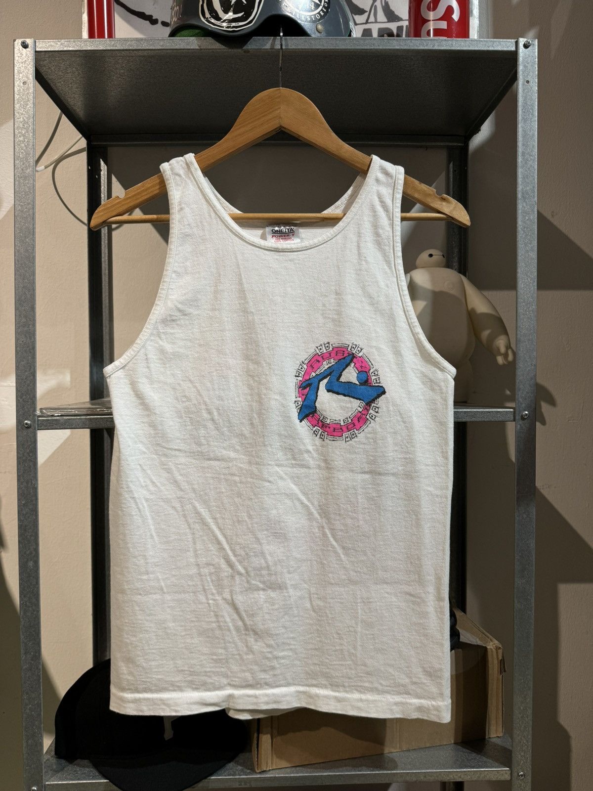 Vintage Vintage 90s Rusty SurfBoard Tank Top Oneita Tag Size US XS / EU 42 / 0 - 4 Thumbnail