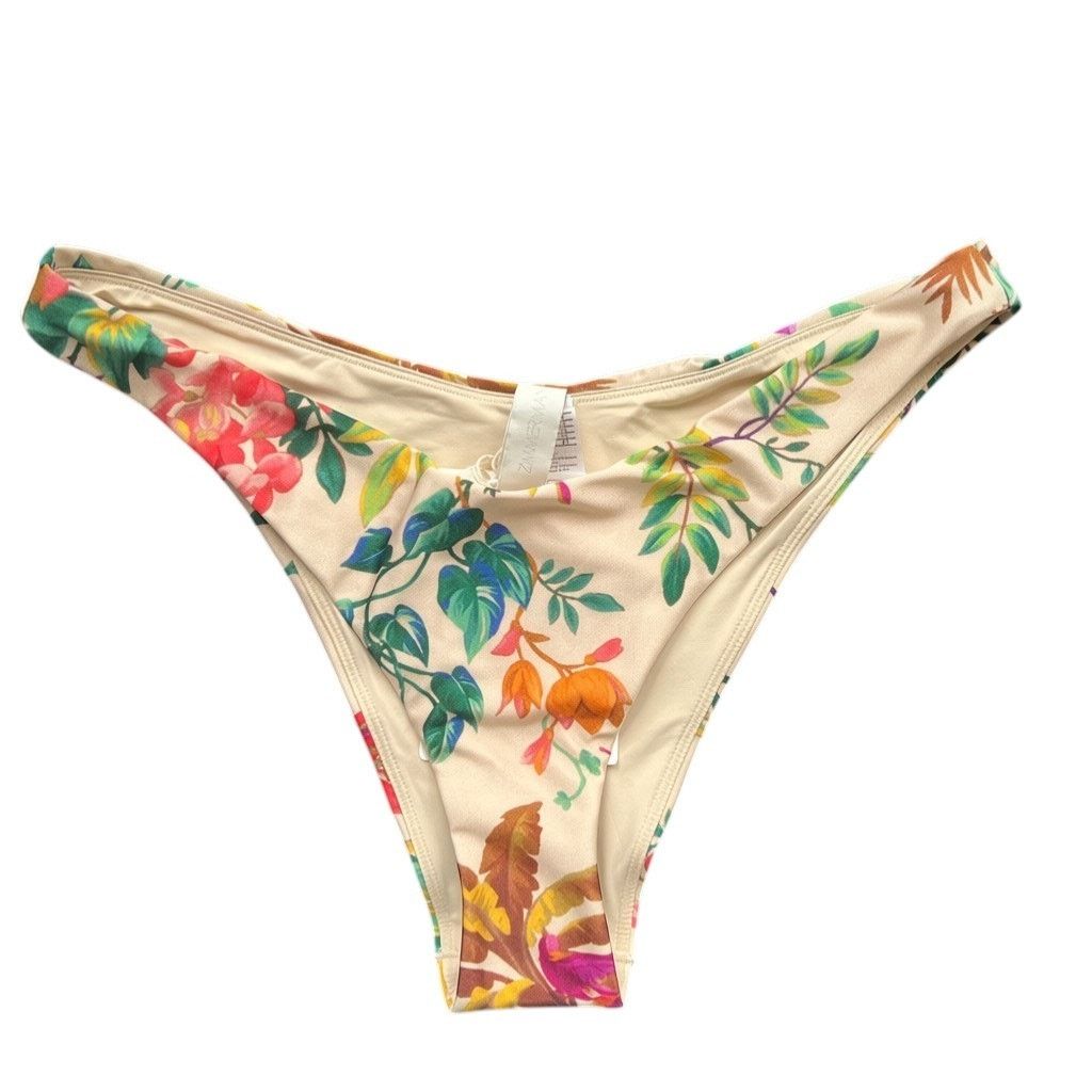 Zimmermann ZIMMERMANN Floral-Print Low-Rise Bikini Bottom, A3/US10/M Size ONE SIZE - 6 Thumbnail