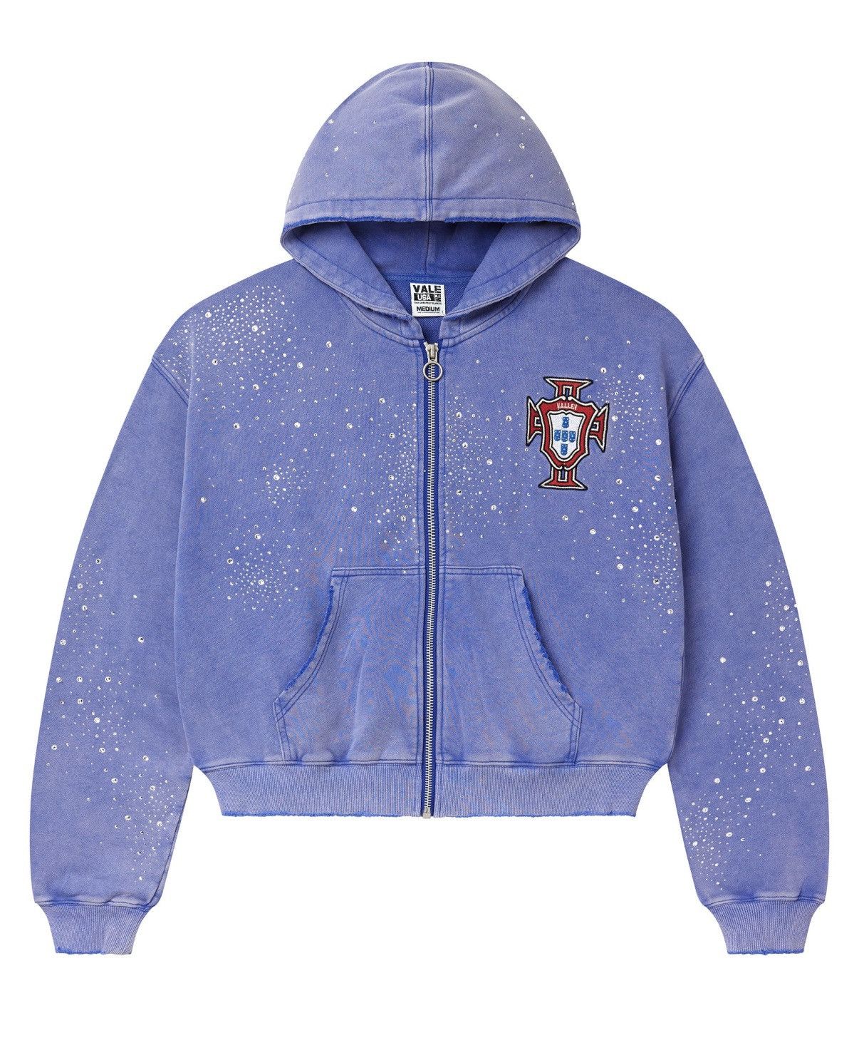Vale Vale Sea Cluster Zip Up Hoodie Blue Size US S / EU 44-46 / 1 - 1 Thumbnail