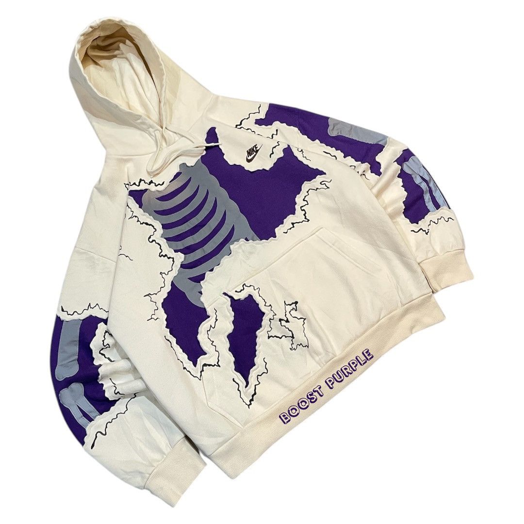 Nike × Vintage Reworked Hoodie Skeleton Size US L / EU 52-54 / 3 - 4 Thumbnail