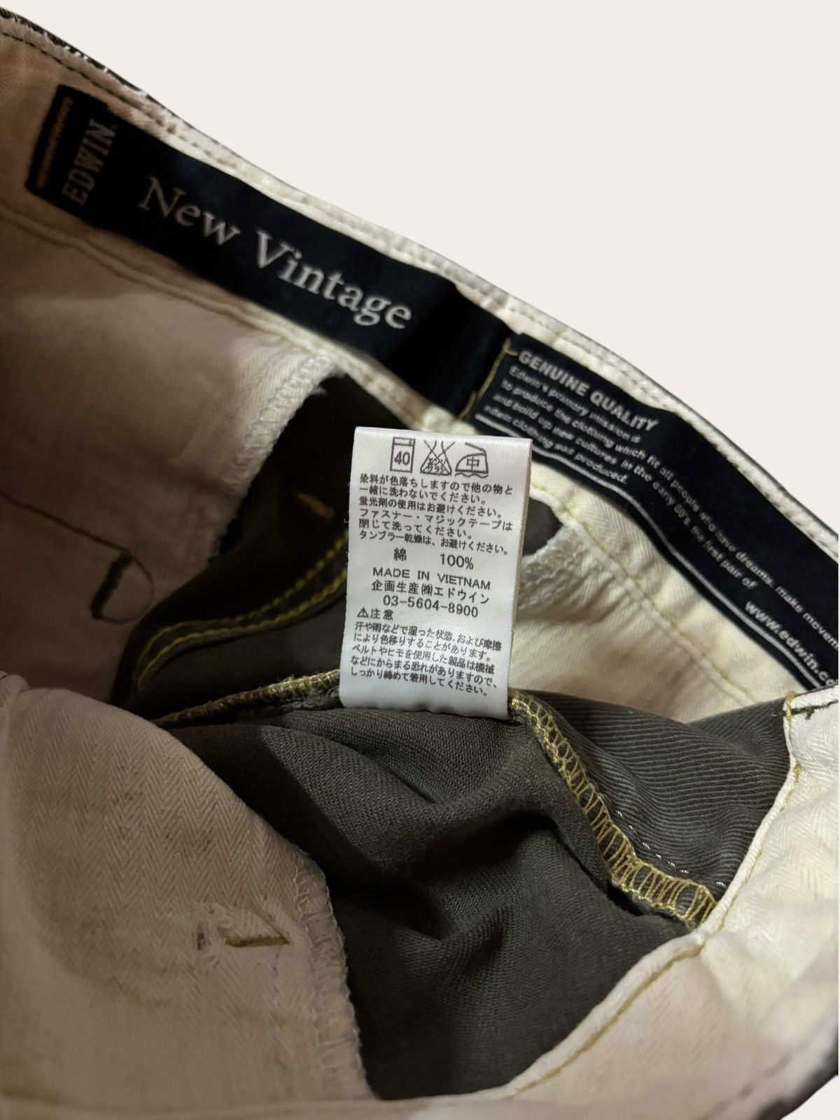 Edwin Vtg Edwin Baggy Moss Duck Green Loose Jeans Size US 34 / EU 50 - 9 Thumbnail