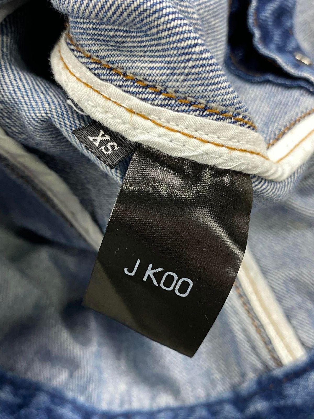 Other Jkoo AW19 Distorted Denim Jacket Size US XS / EU 42 / 0 - 6 Thumbnail
