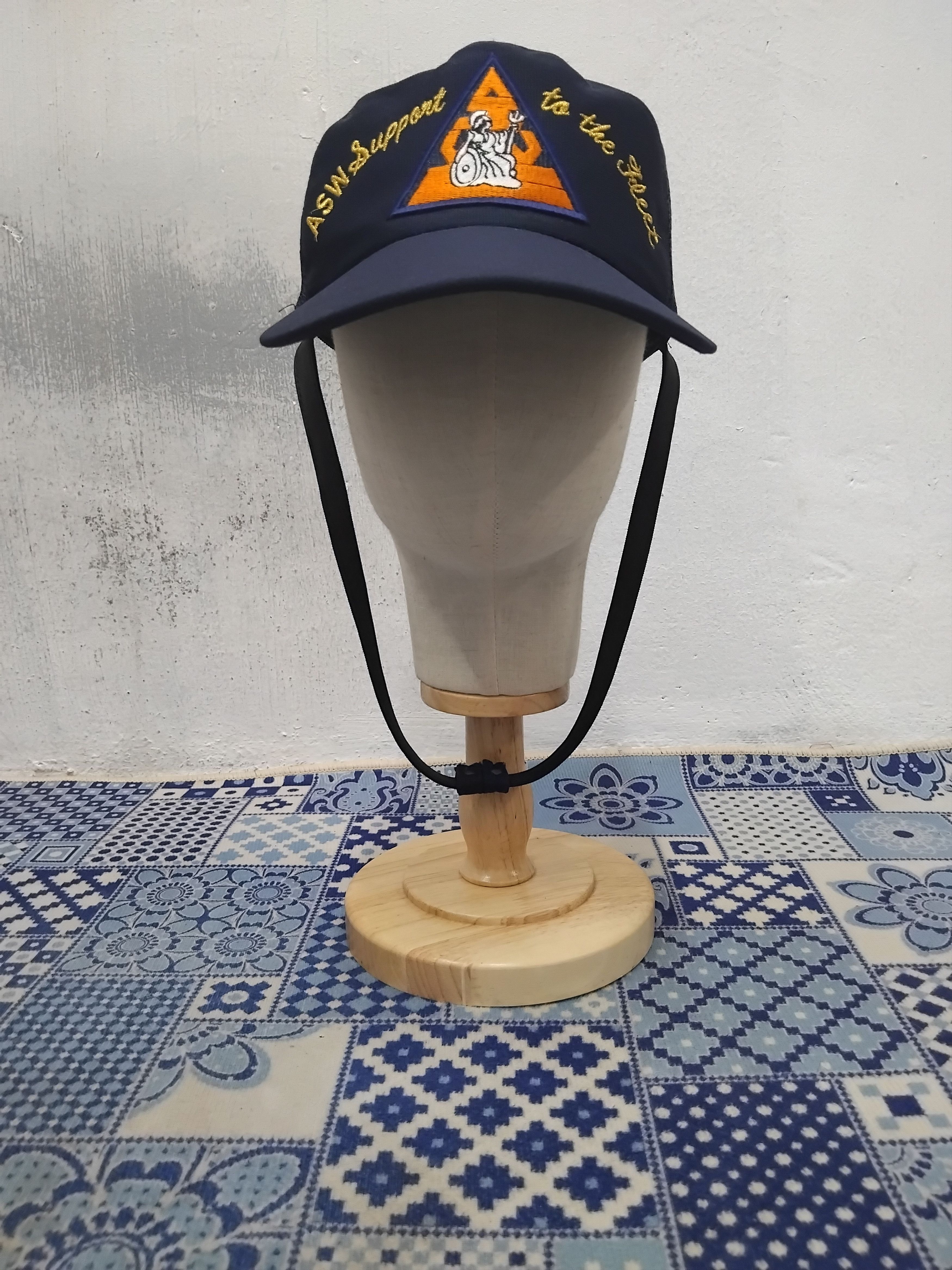 Japanese Brand Vintage Asw supports to the fleet cap Size ONE SIZE - 4 Thumbnail