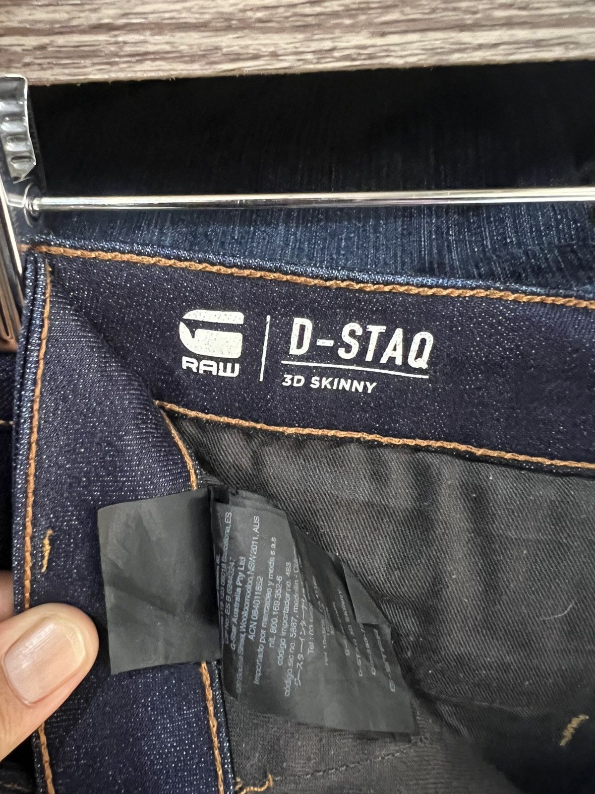 G-Star 🔥G Star Raw 3D Skinny Denim Size US 31 - 22 Thumbnail