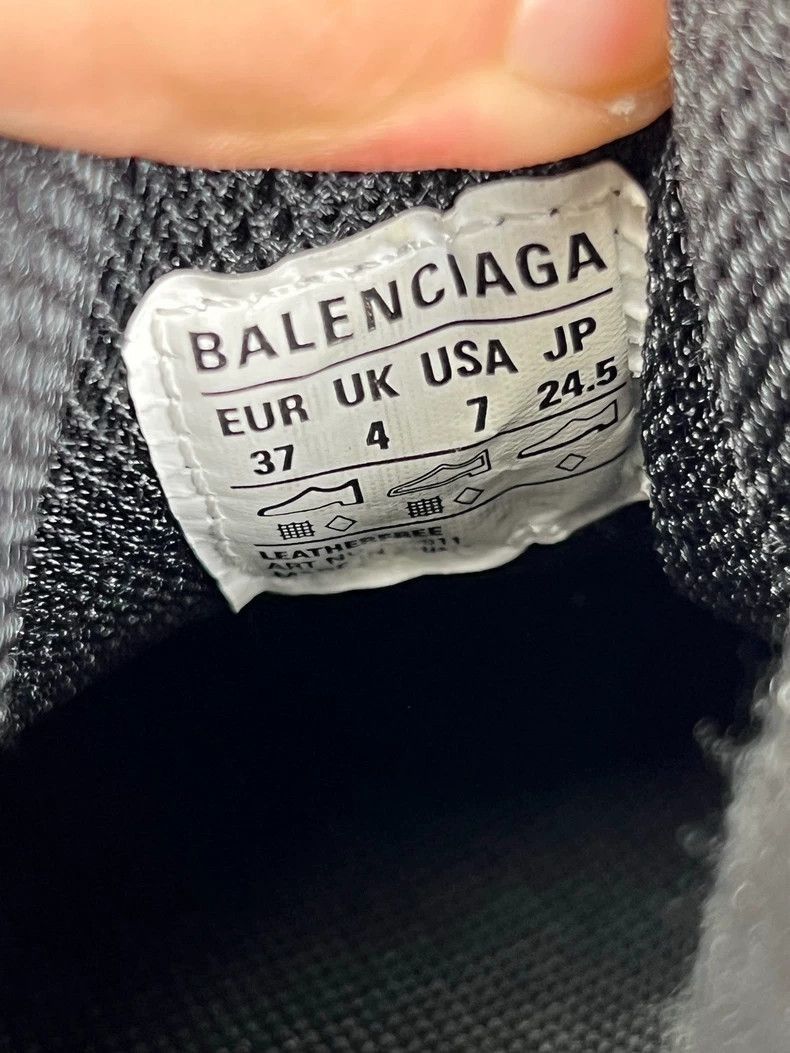 Balenciaga balenciaga black distressed tire sneakers-2507 Size US 5 / EU 37 - 6 Thumbnail