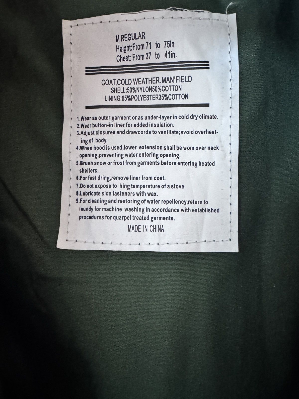 Rucking Fotten RUCKING FOTTEN TAXI DRIVER MILITARY JACKET Size US M / EU 48-50 / 2 - 7 Thumbnail