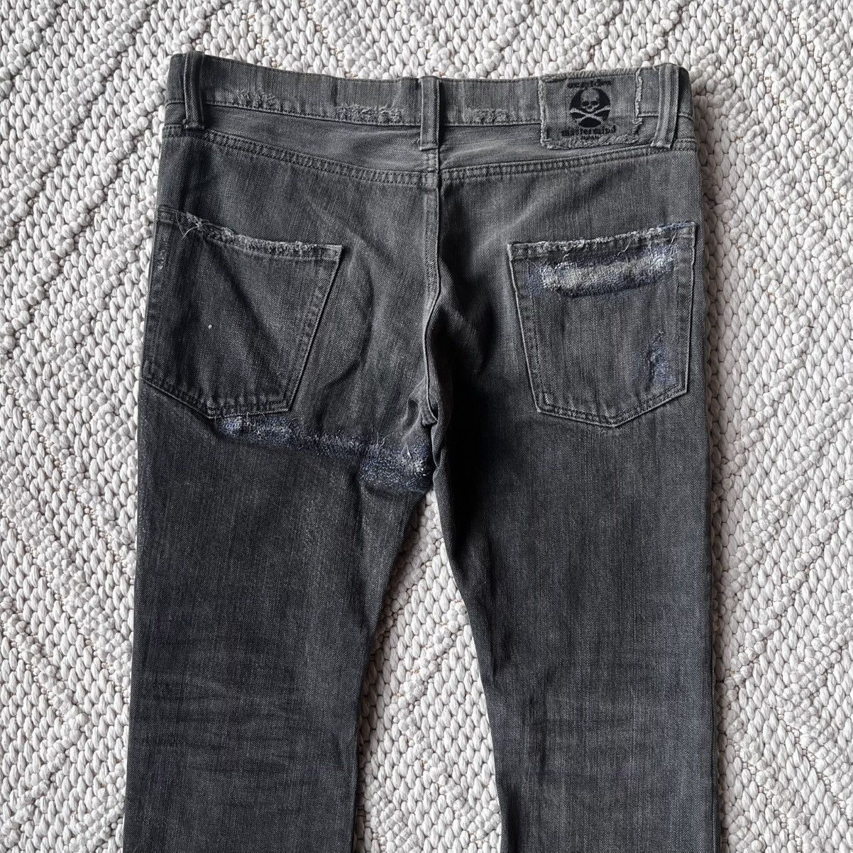 Mastermind Japan Mastermind Japan AW11 swarovski encrusted skull patch denim Size US 34 / EU 50 - 5 Thumbnail